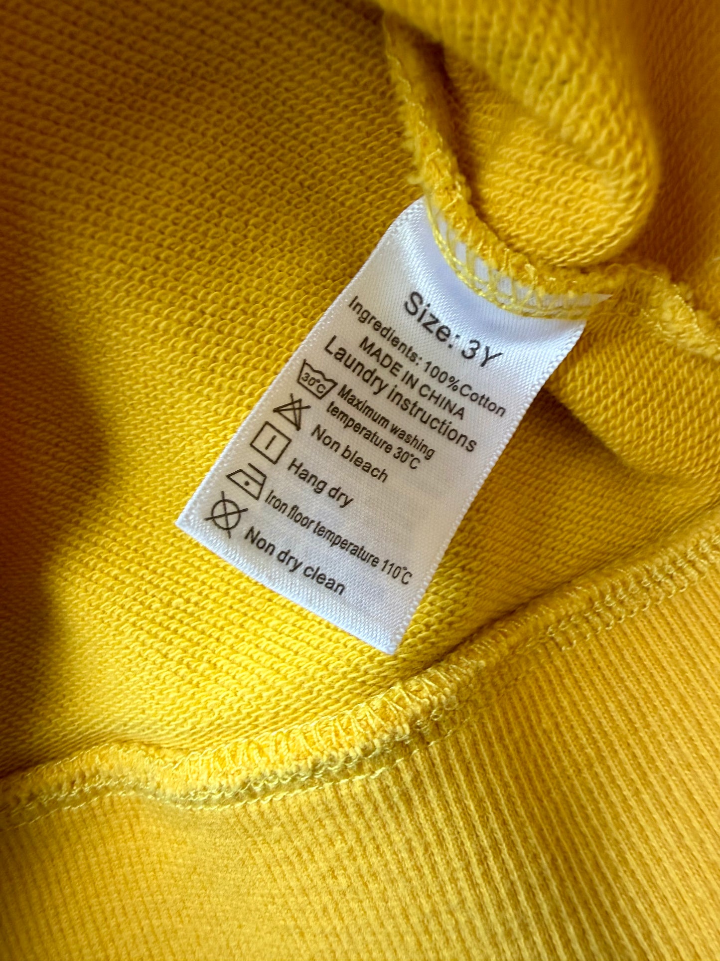 Shark Yellow Crew Neck Sweater / 3T