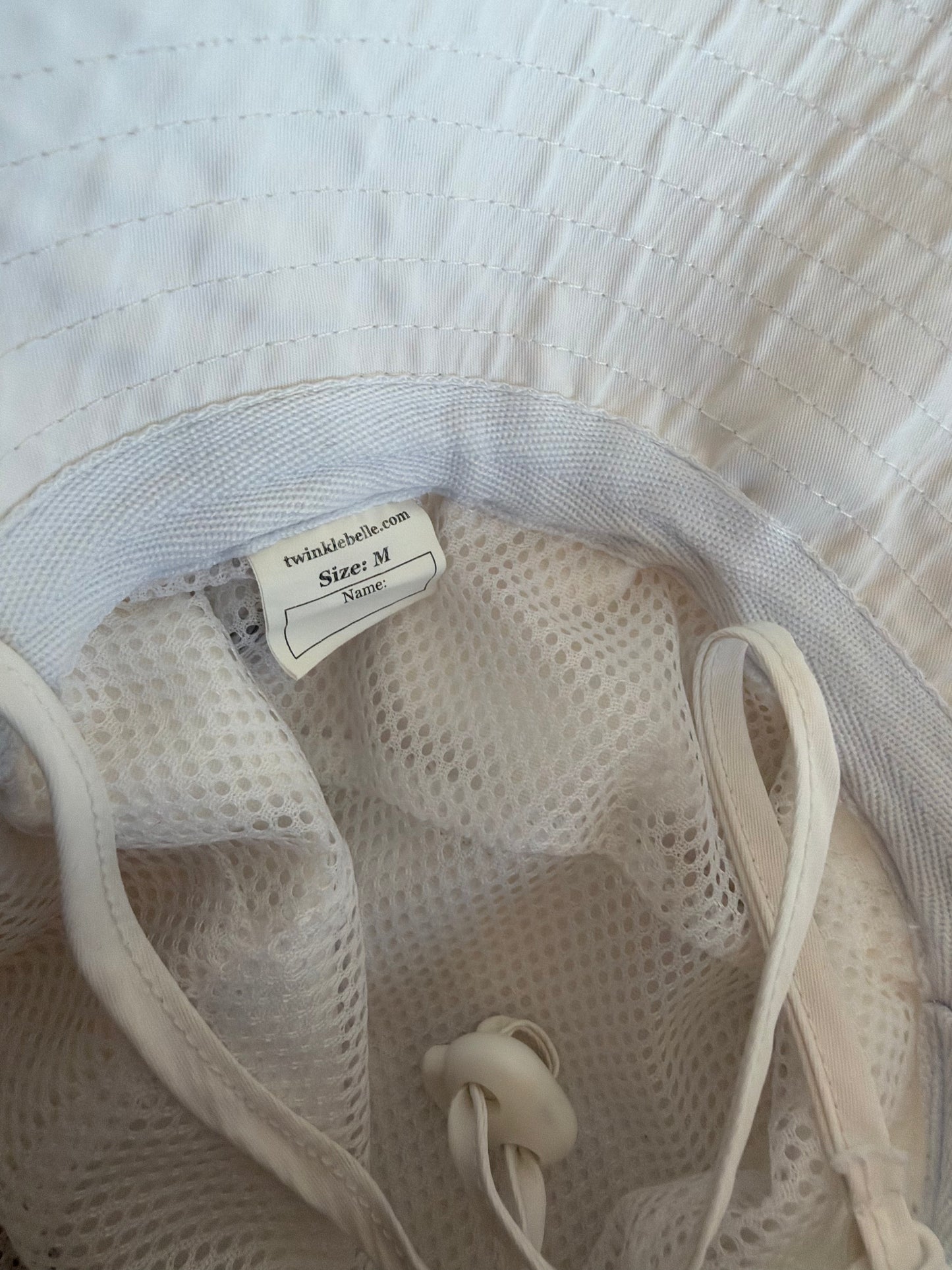 White Strap Sun Hat / 6-24m