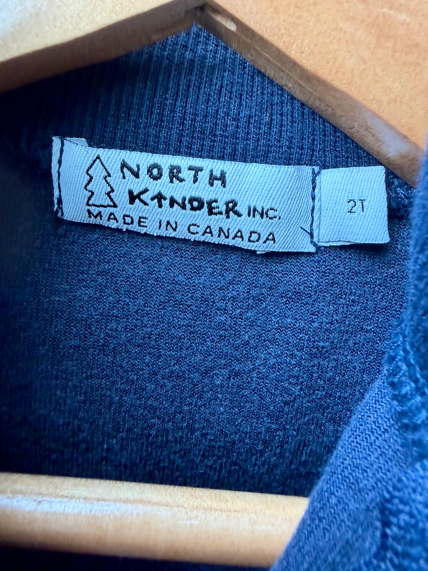Made in Canada Half Zip Sweater / 2T