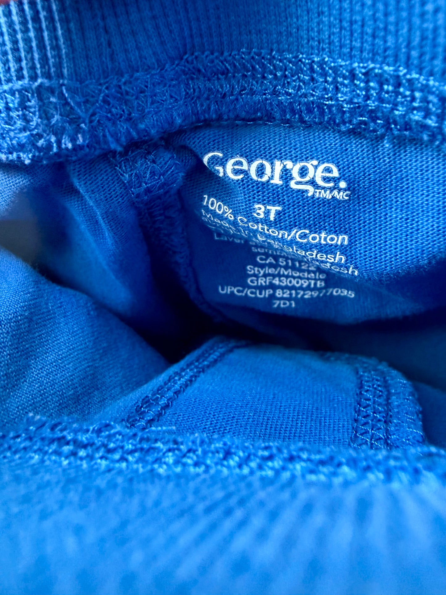 Cobalt Blue Sweat Pants / 3T