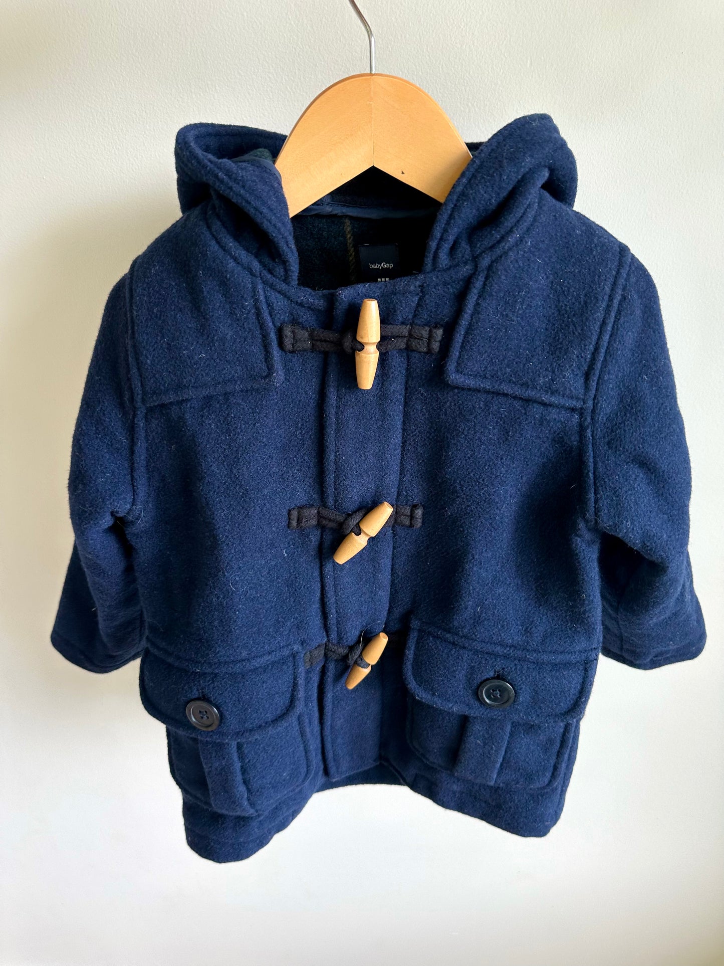 Blue Duffle Coat / 3T