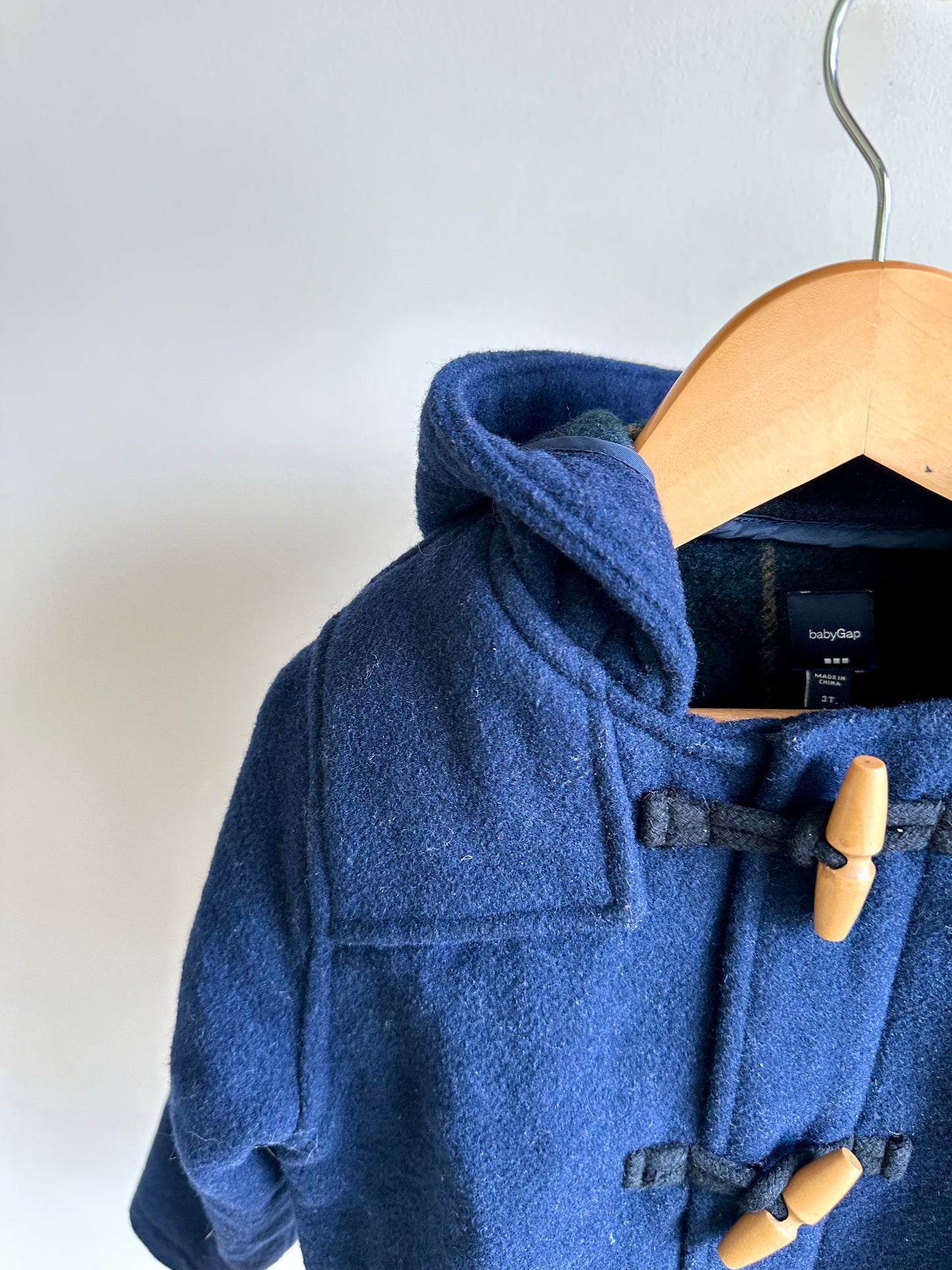 Blue Duffle Coat / 3T