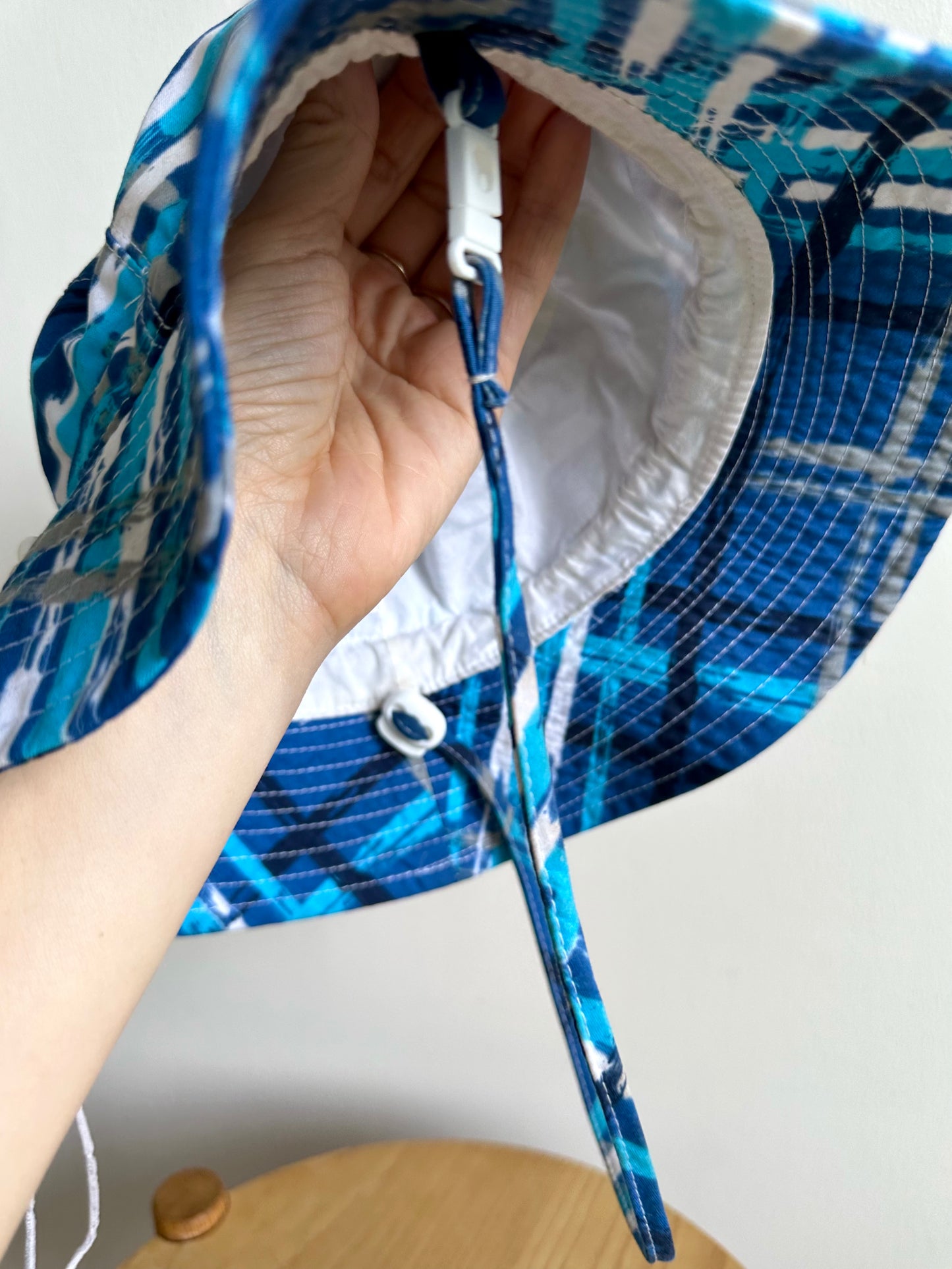 Blue Striped Sun Hat / 9m - 2T