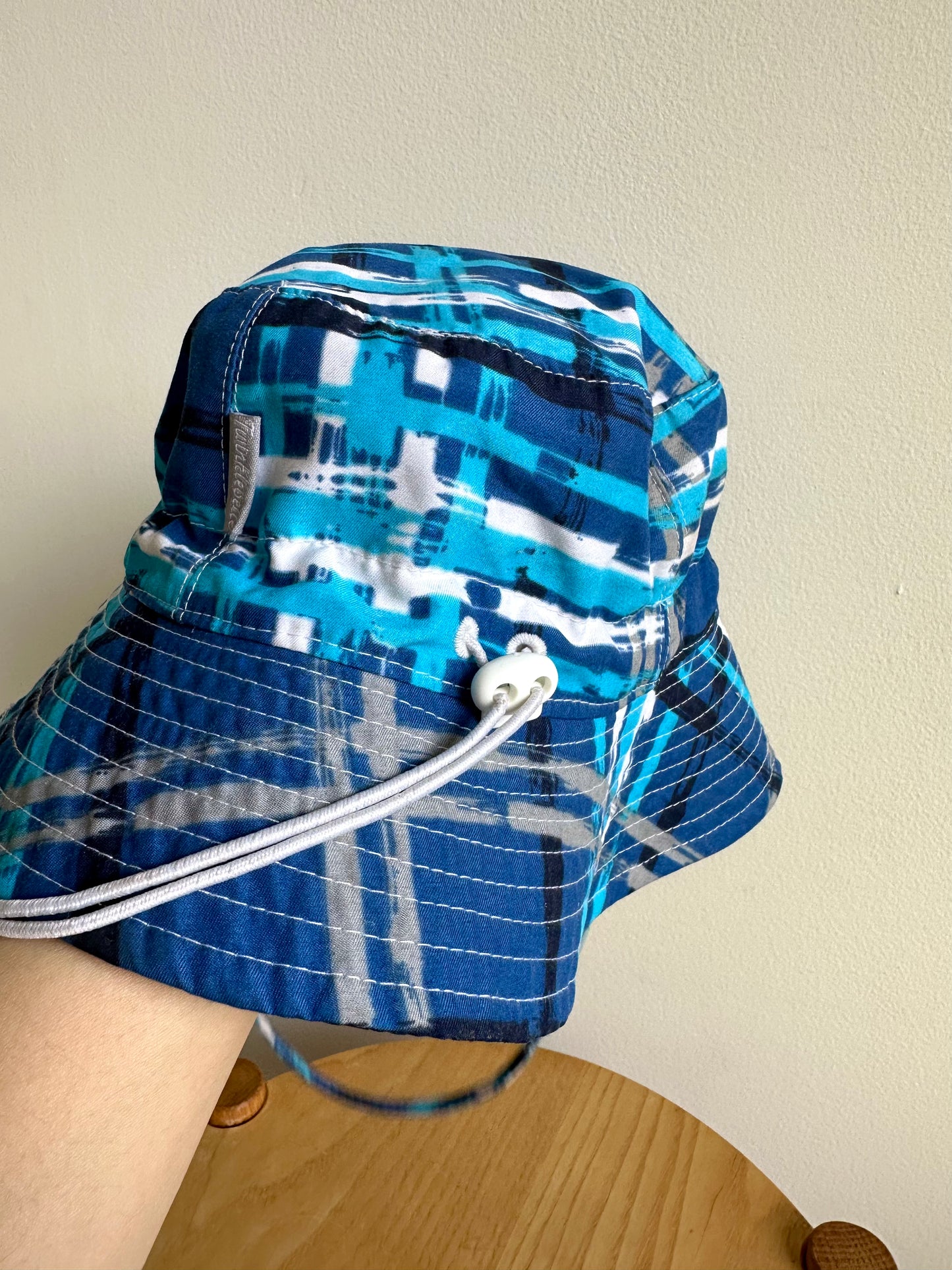 Blue Striped Sun Hat / 9m - 2T