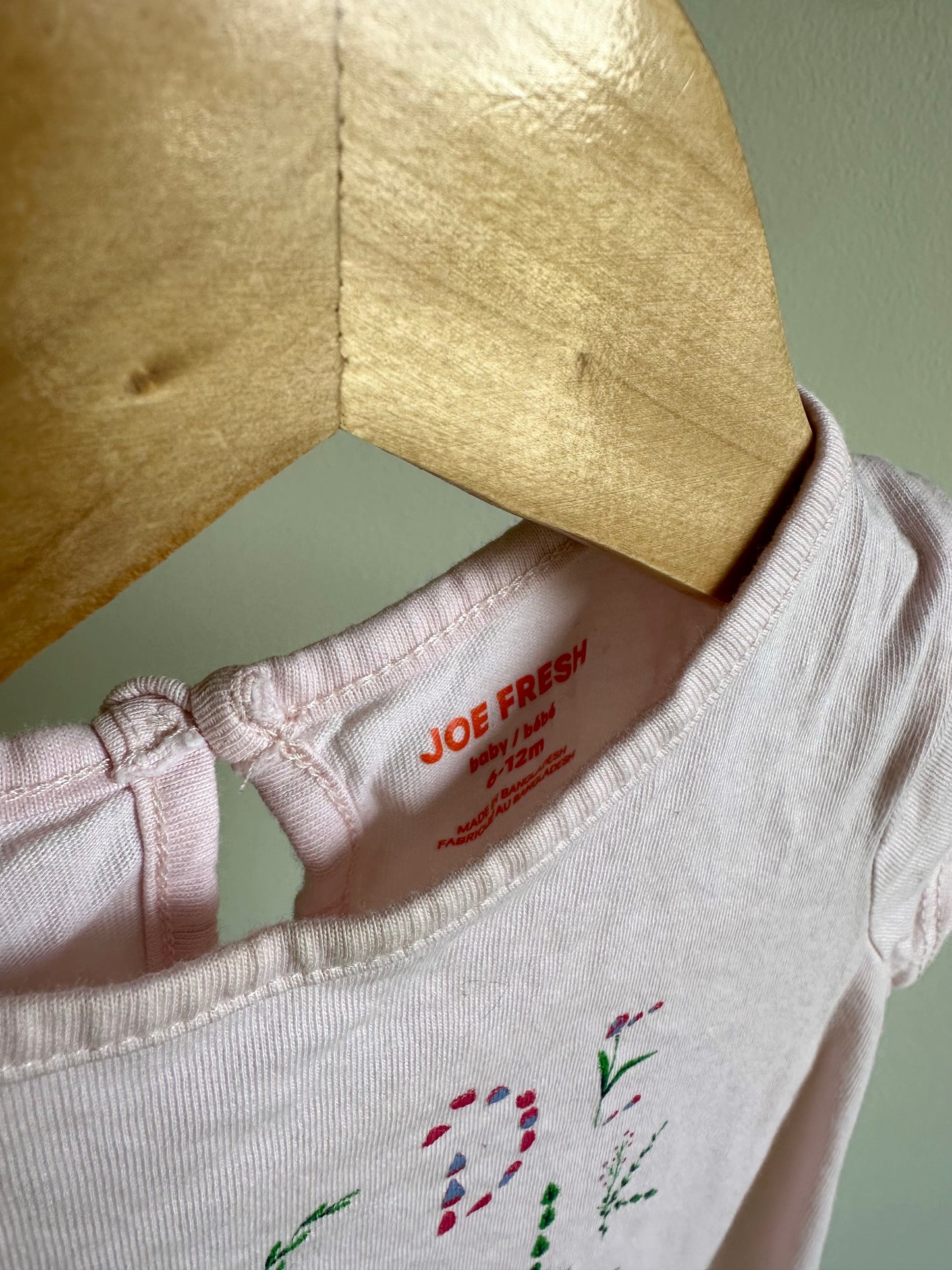 Alphabet T-Shirt / 6-12m