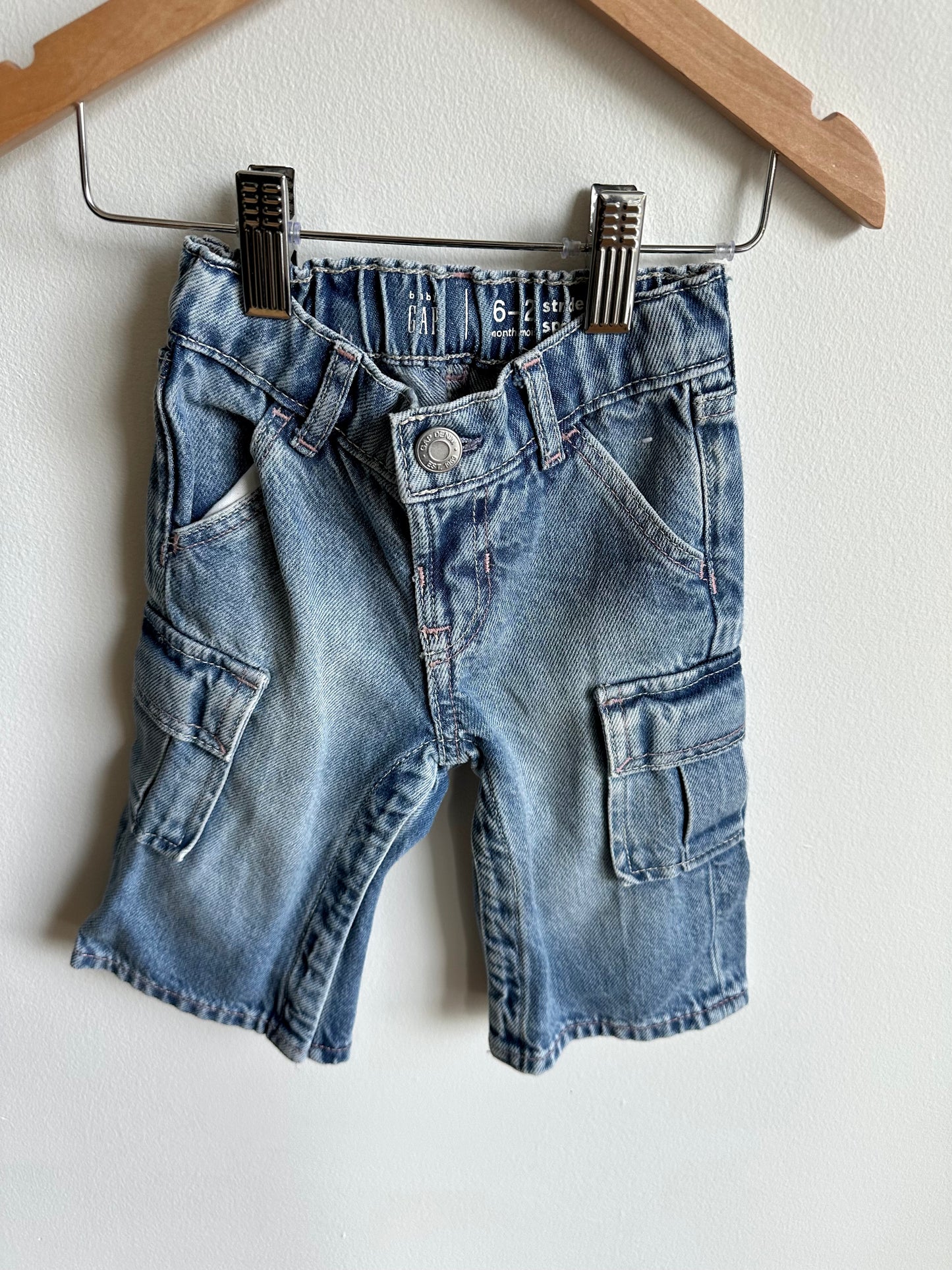 Gap Cargo Jeans with Adjustable Waist / 6-12m