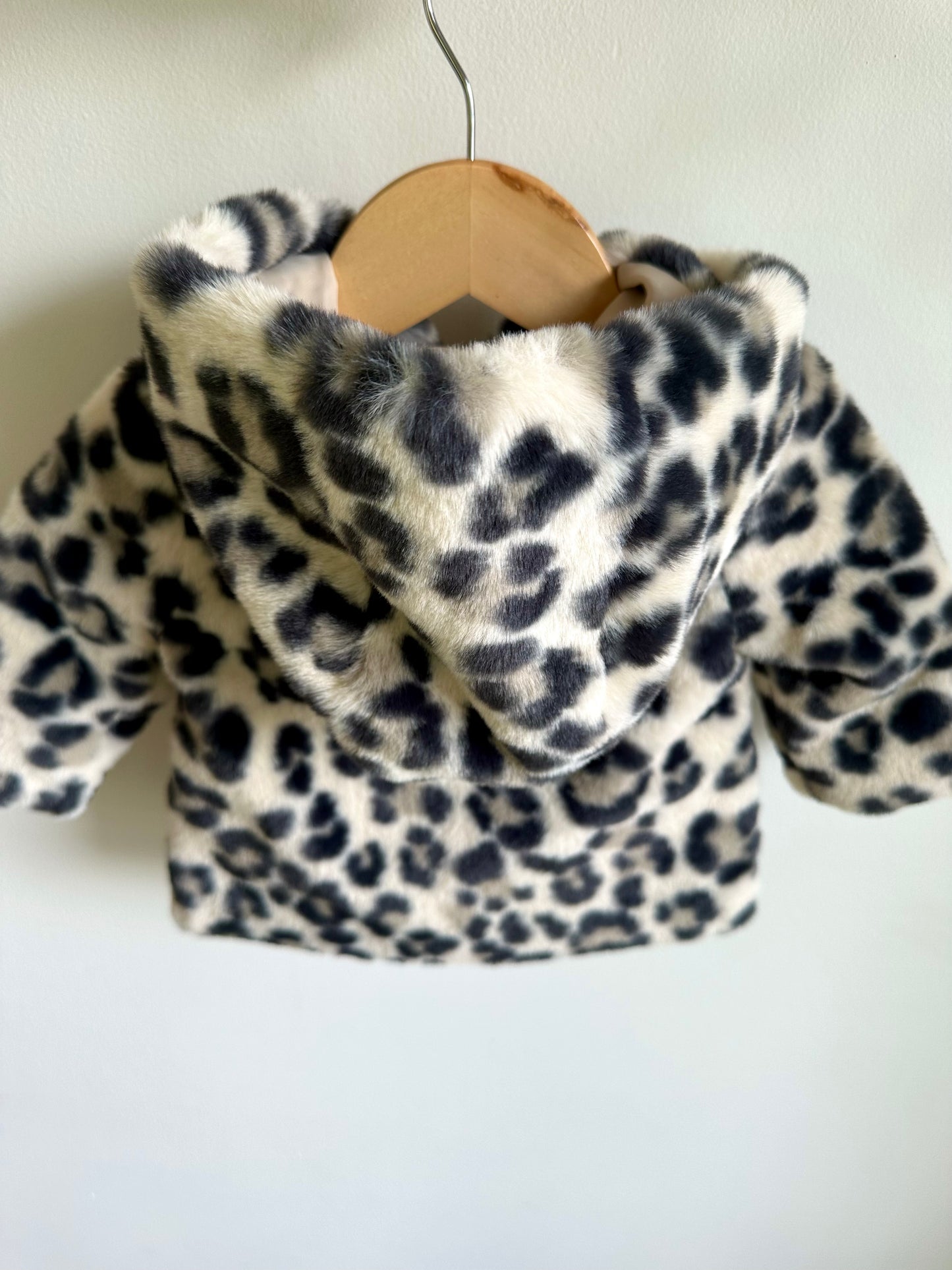 Animal Print Thick Coat / 3-6m