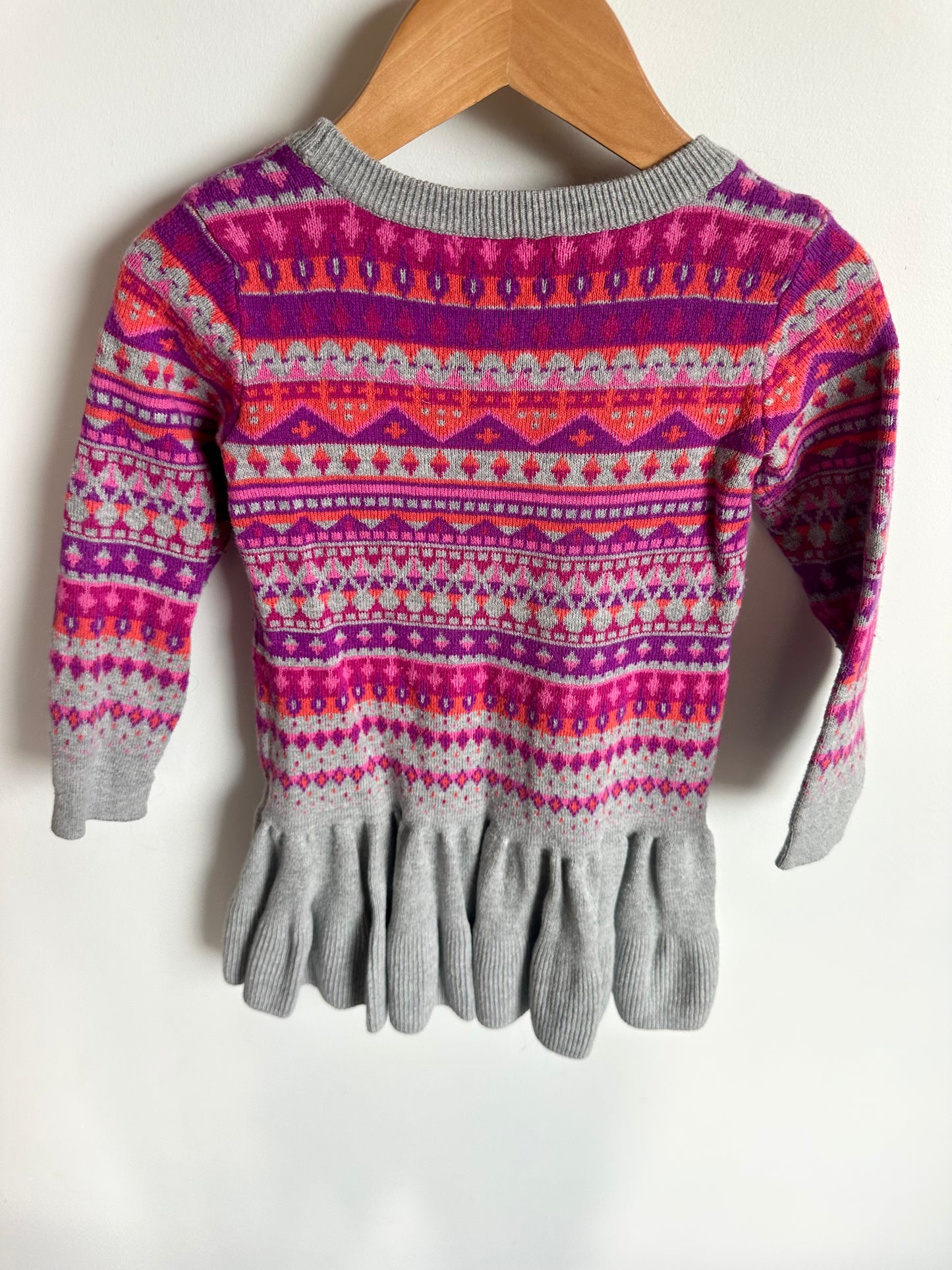 Gap Knit Patterned Dress / 4-5T