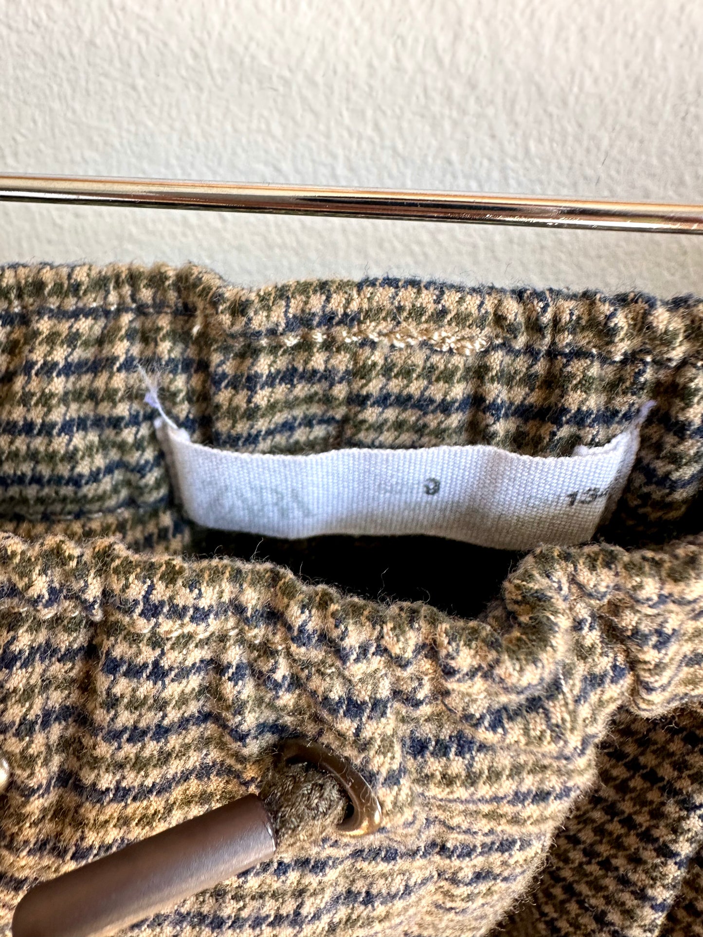 Zara Houndstooth Pants / 9 years