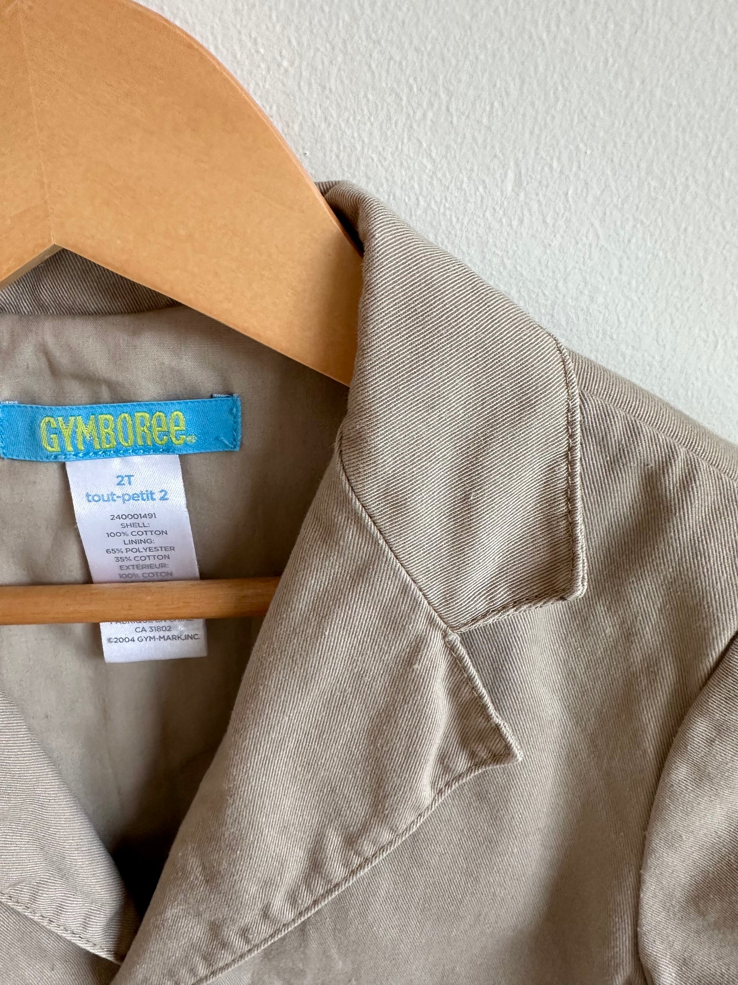 Tan Cotton Blazer / 2T