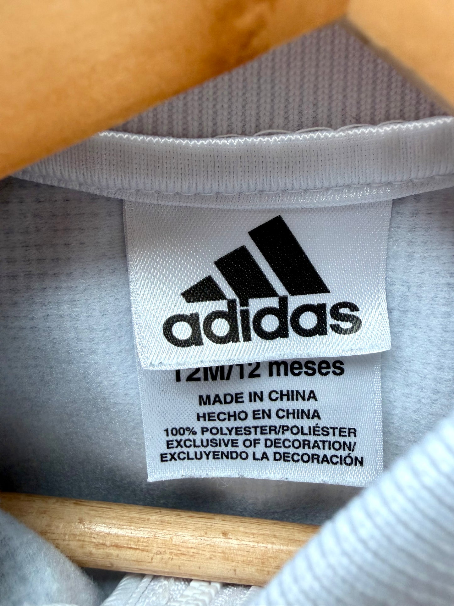 Adidas Rose Pattern Track Sweater / 12m