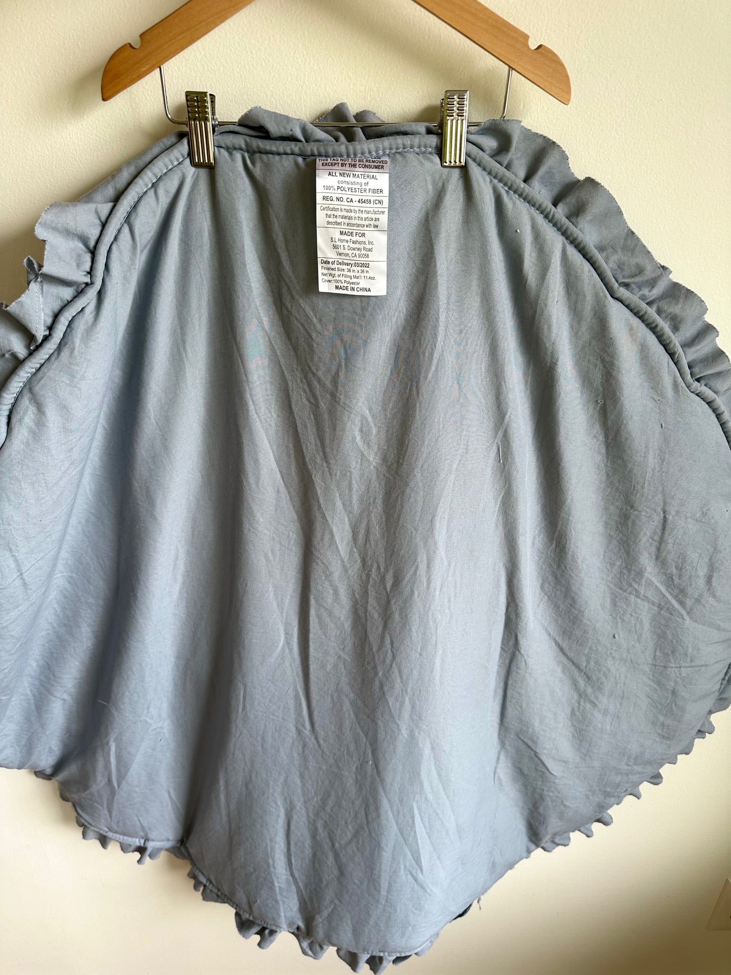 Power Blue Star Baby Mat (No Shipping)