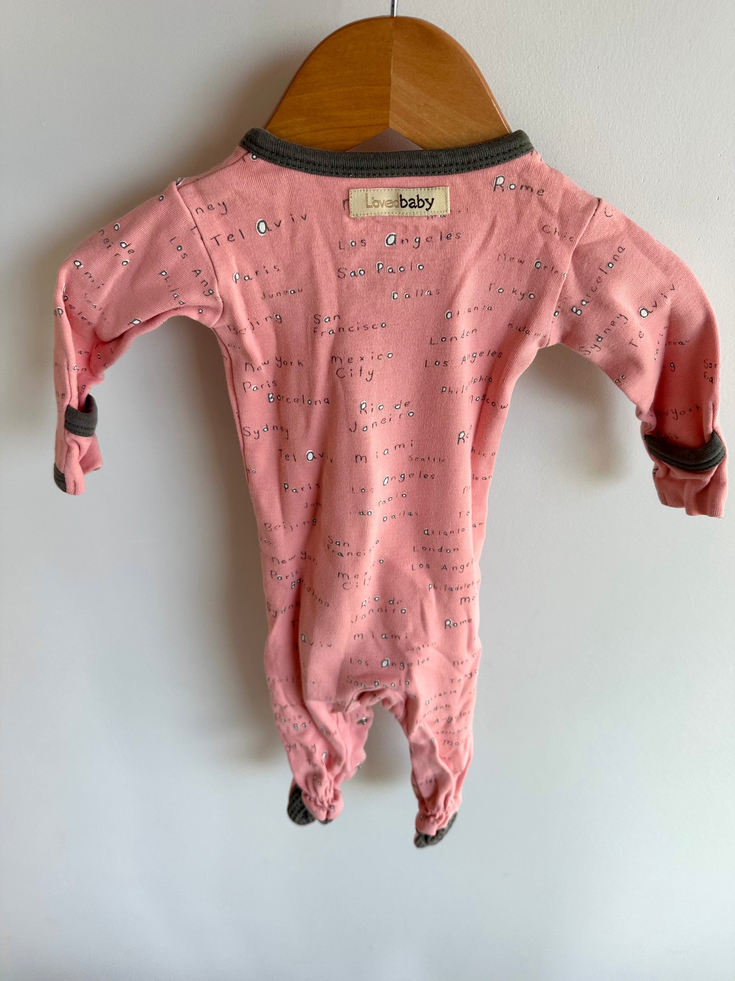 Organic Cotton Cities Snap Sleeper / 0-3m