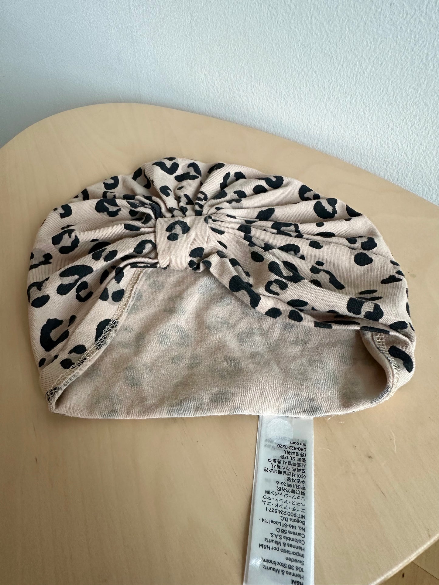 Animal Print Head Wrap / 2-6m