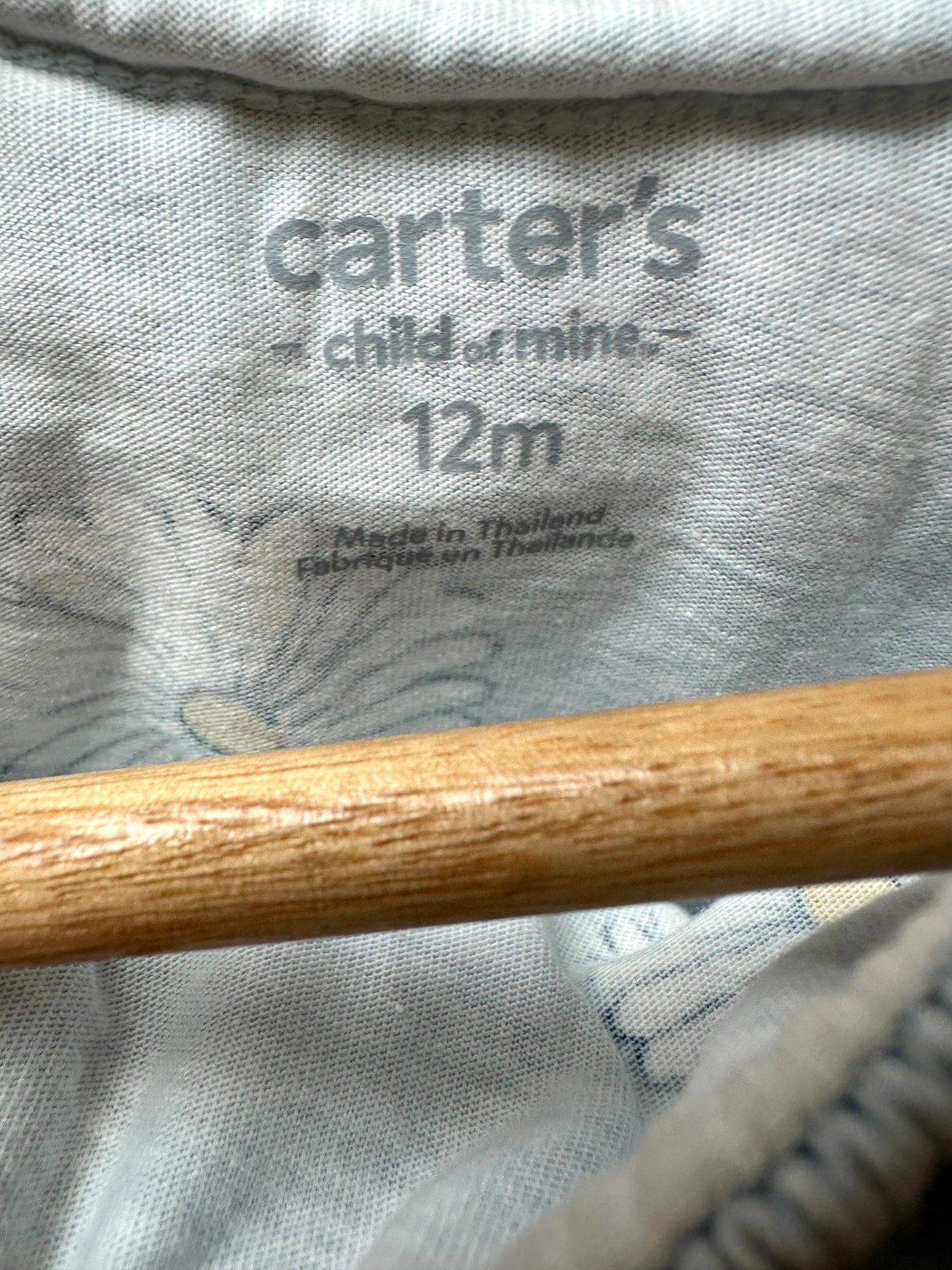 Blue Daisy Dress with Bodysuit / 12m