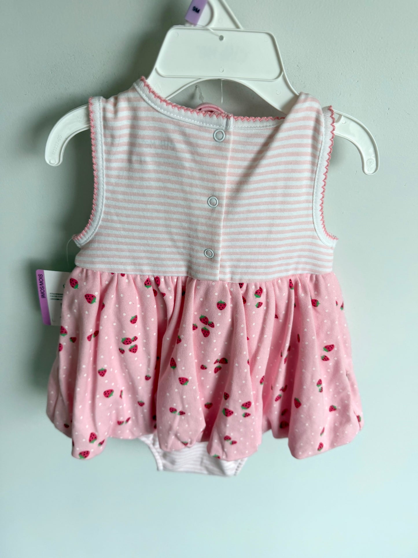 Strawberry Headband + Bodysuit Skirt Set (With tags) / 9m