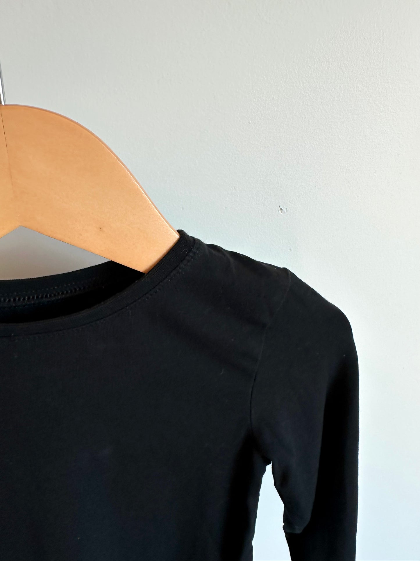 Black Long Sleeve Shirt / 2-3T