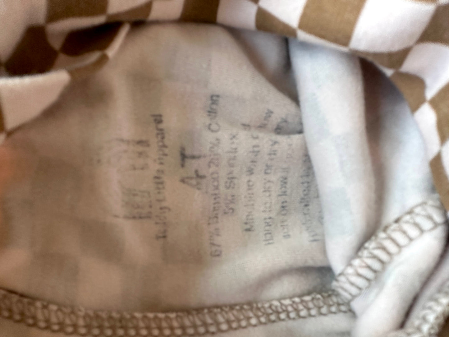 Teddy Little Checkered Pants (PLAY) / 3T