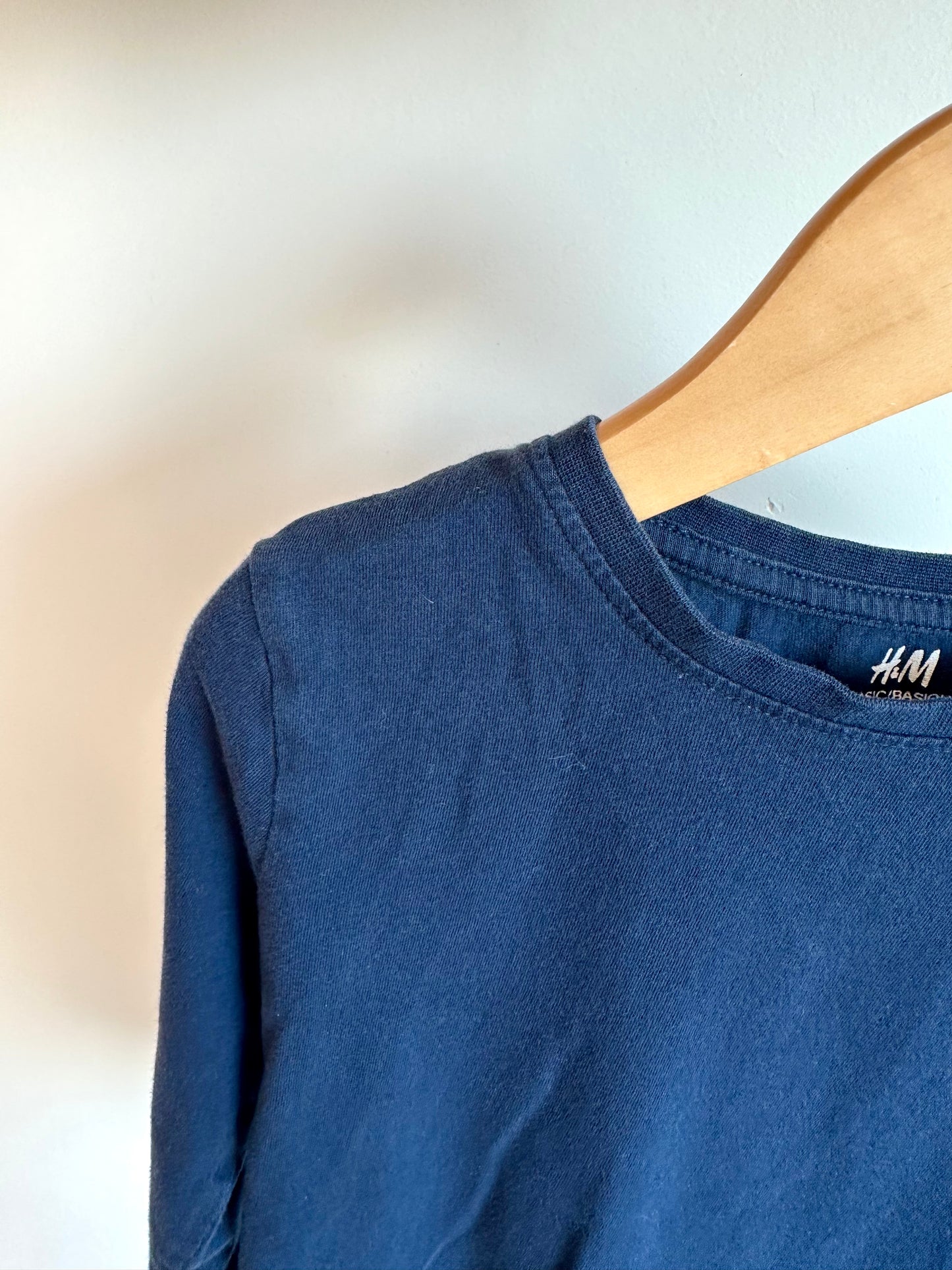 Navy Long Sleeve Top / 3-4T