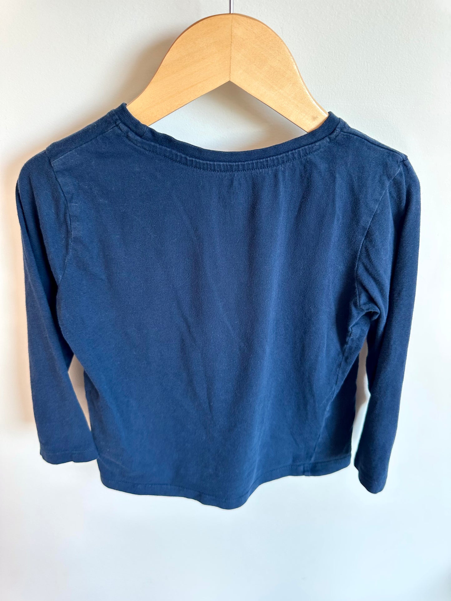 Navy Long Sleeve Top / 3-4T