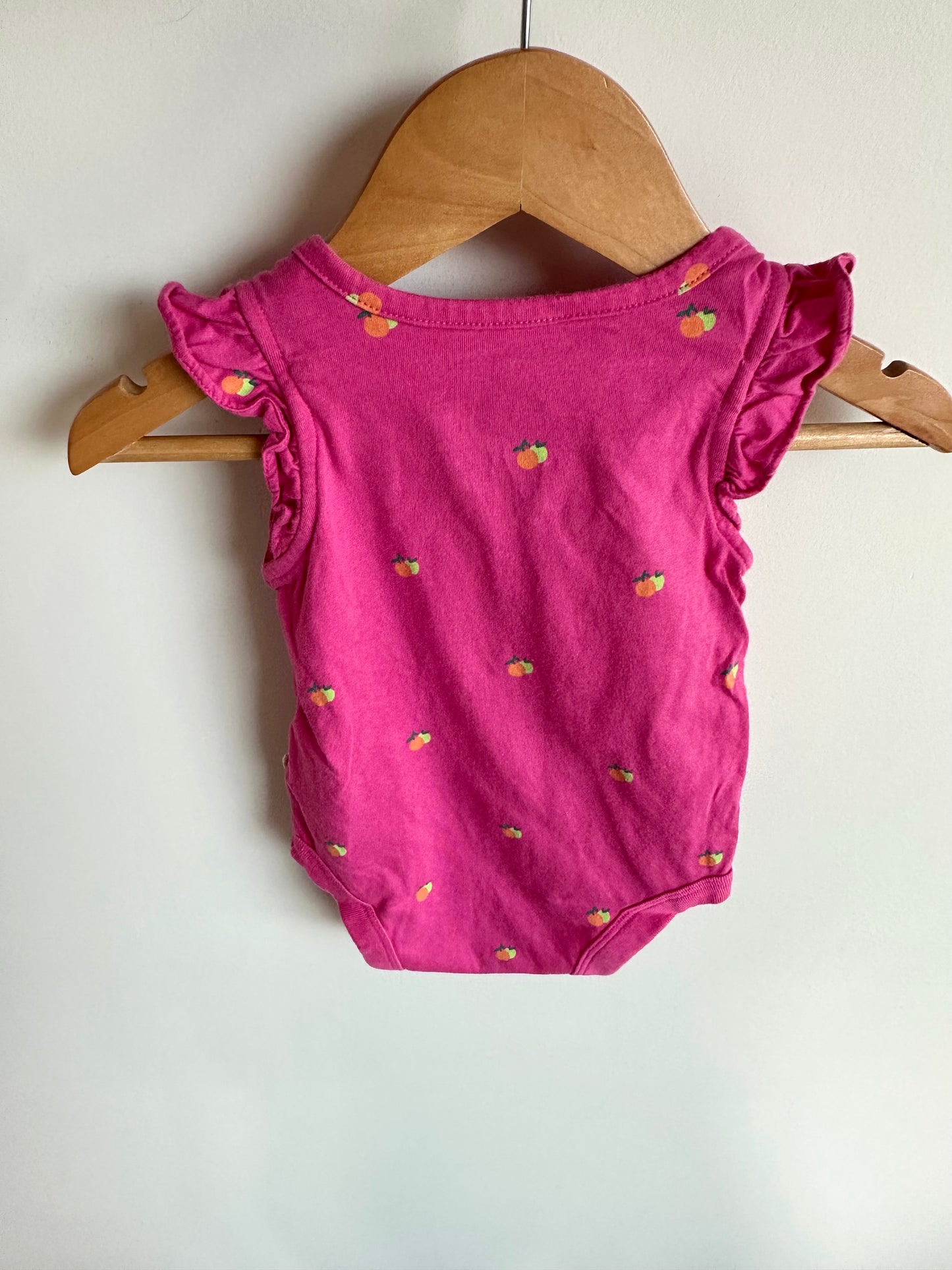 Set of 2 Gap Ruffle Sleeve Bodysuits / 3-6m