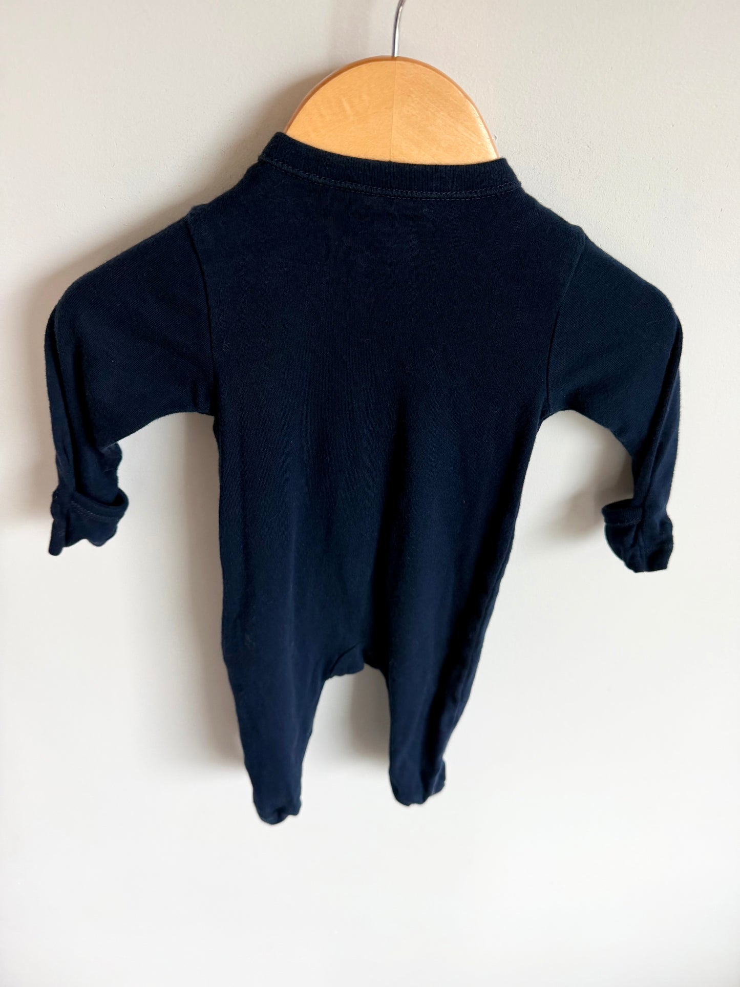 Navy Footed Sleeper / 0-3m
