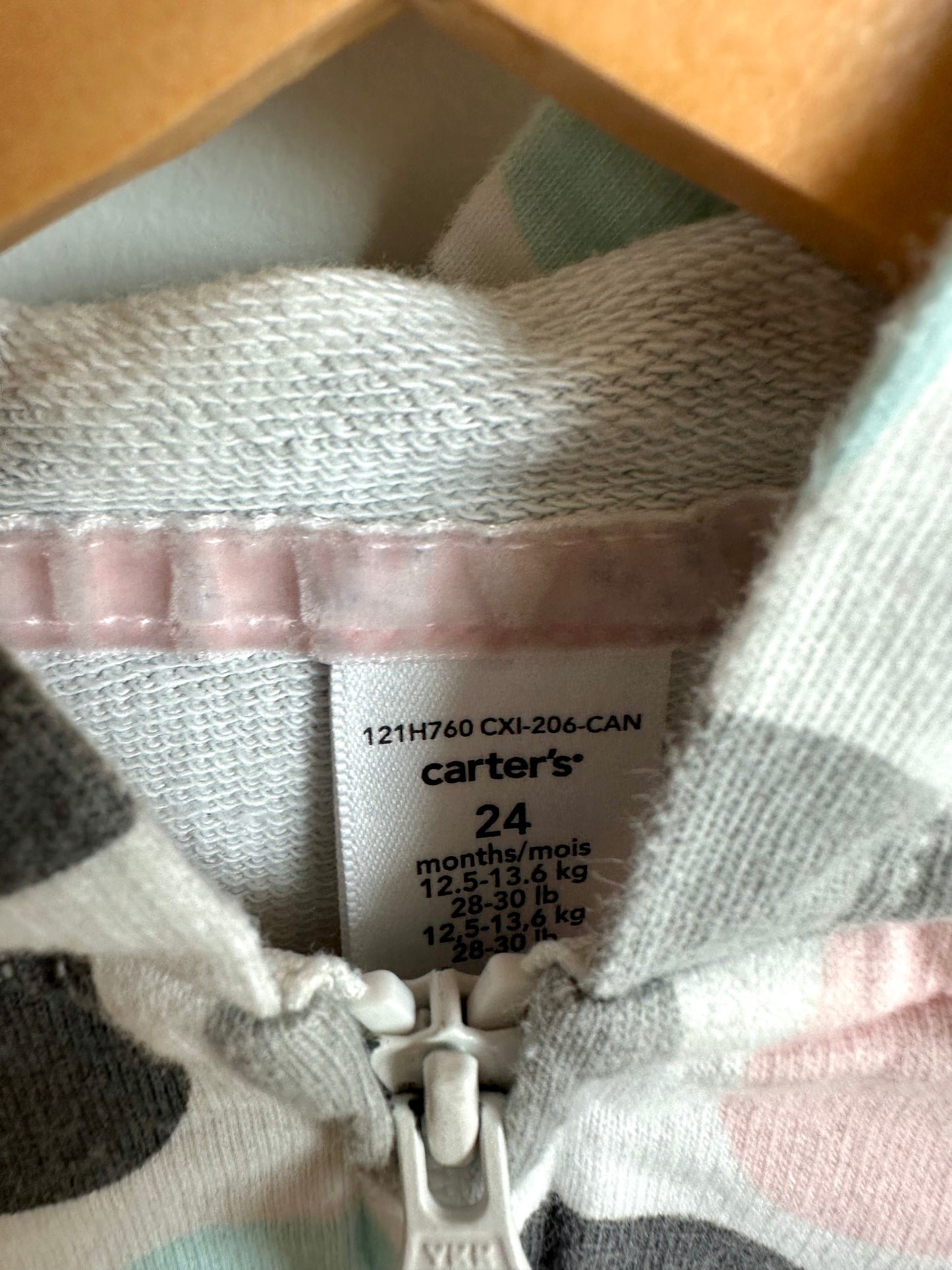 Dot Pattern Hoodie / 24m