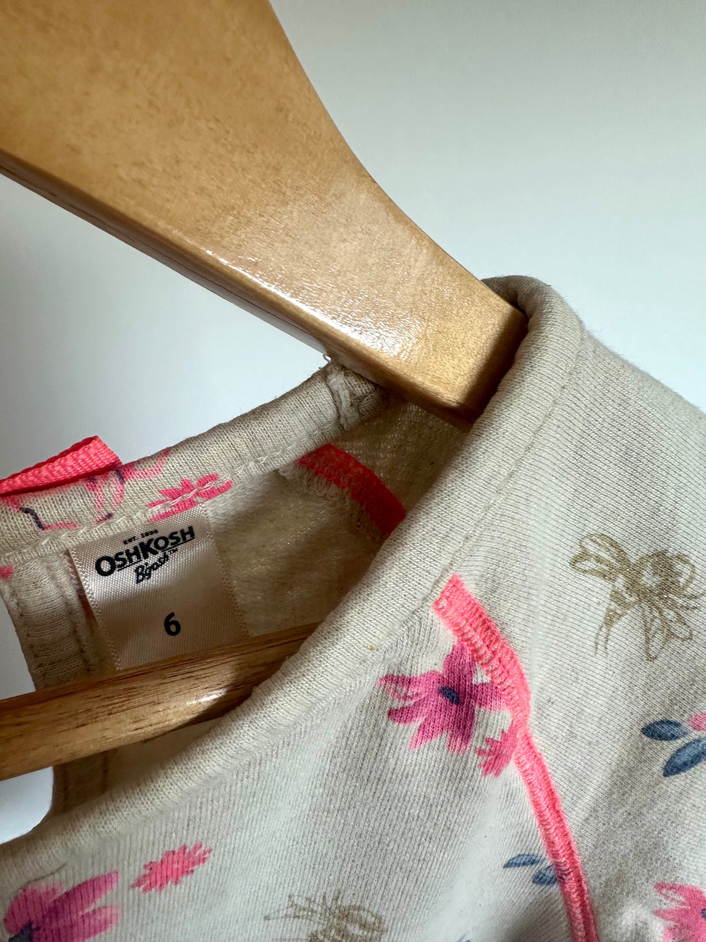 Pink Flower Tunic Sweater / 6 years