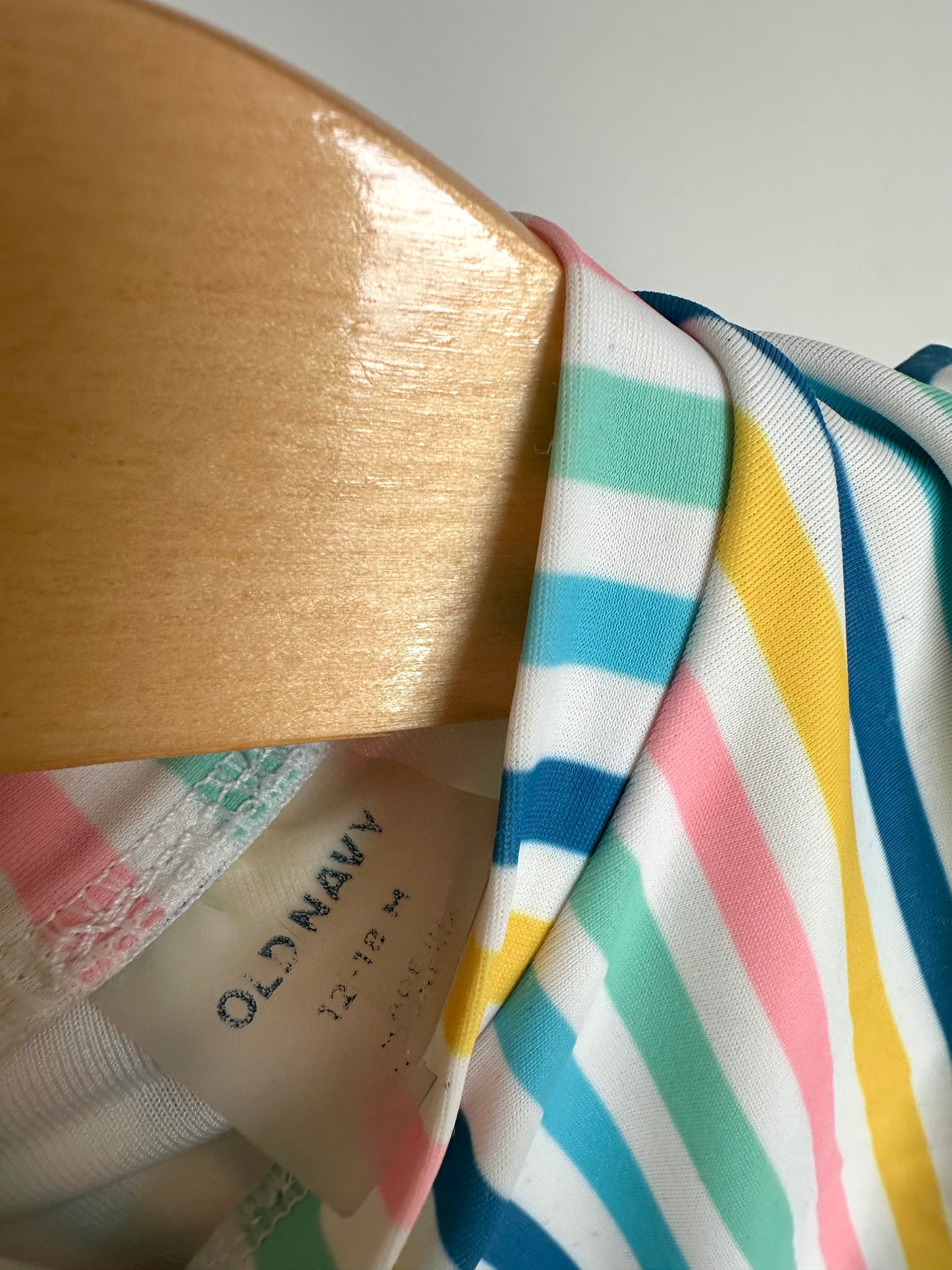 Colored Stripes Longsleeve Swimsuit / 12-18m