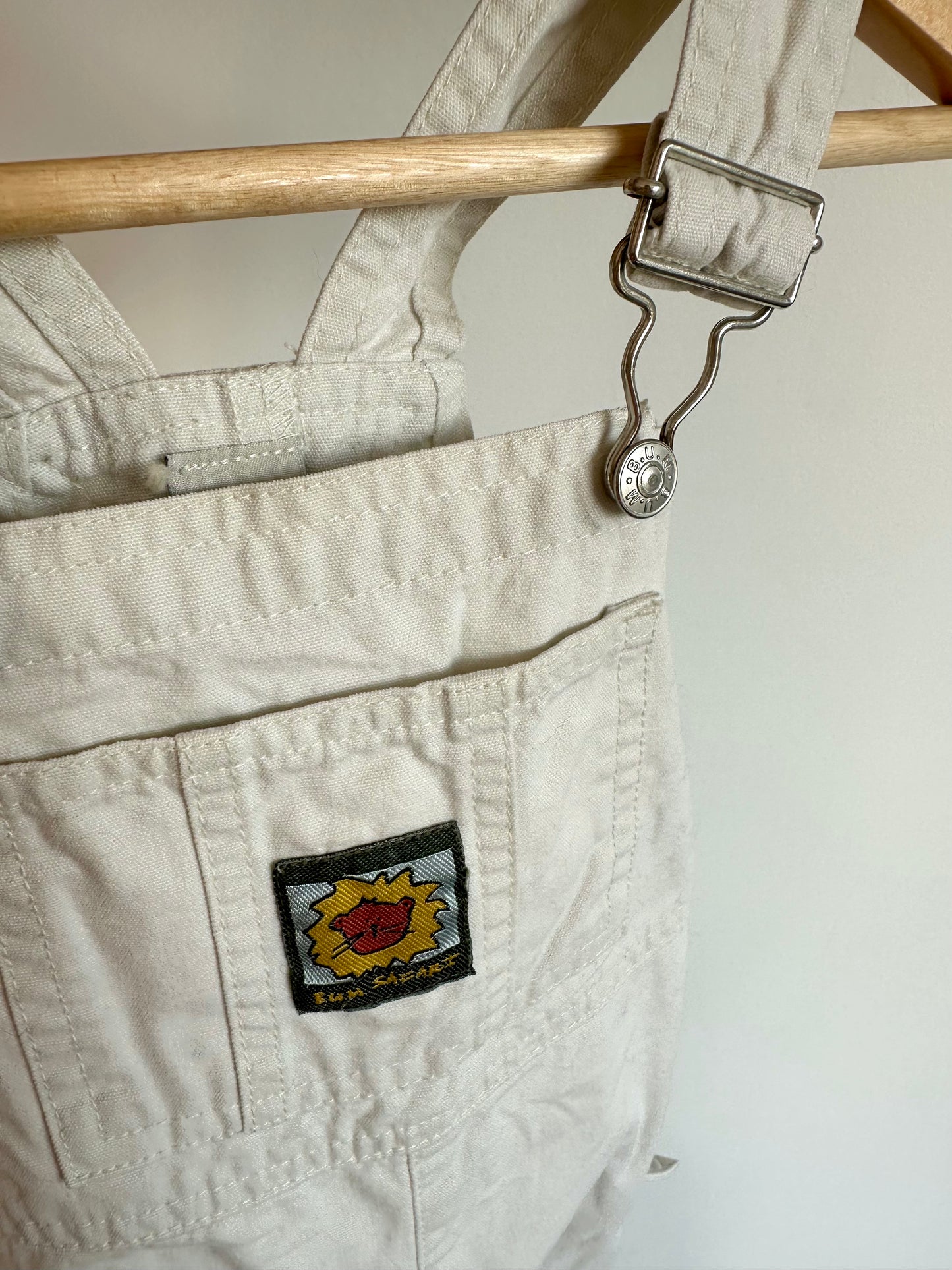 B.U.M. White Overalls / 12m