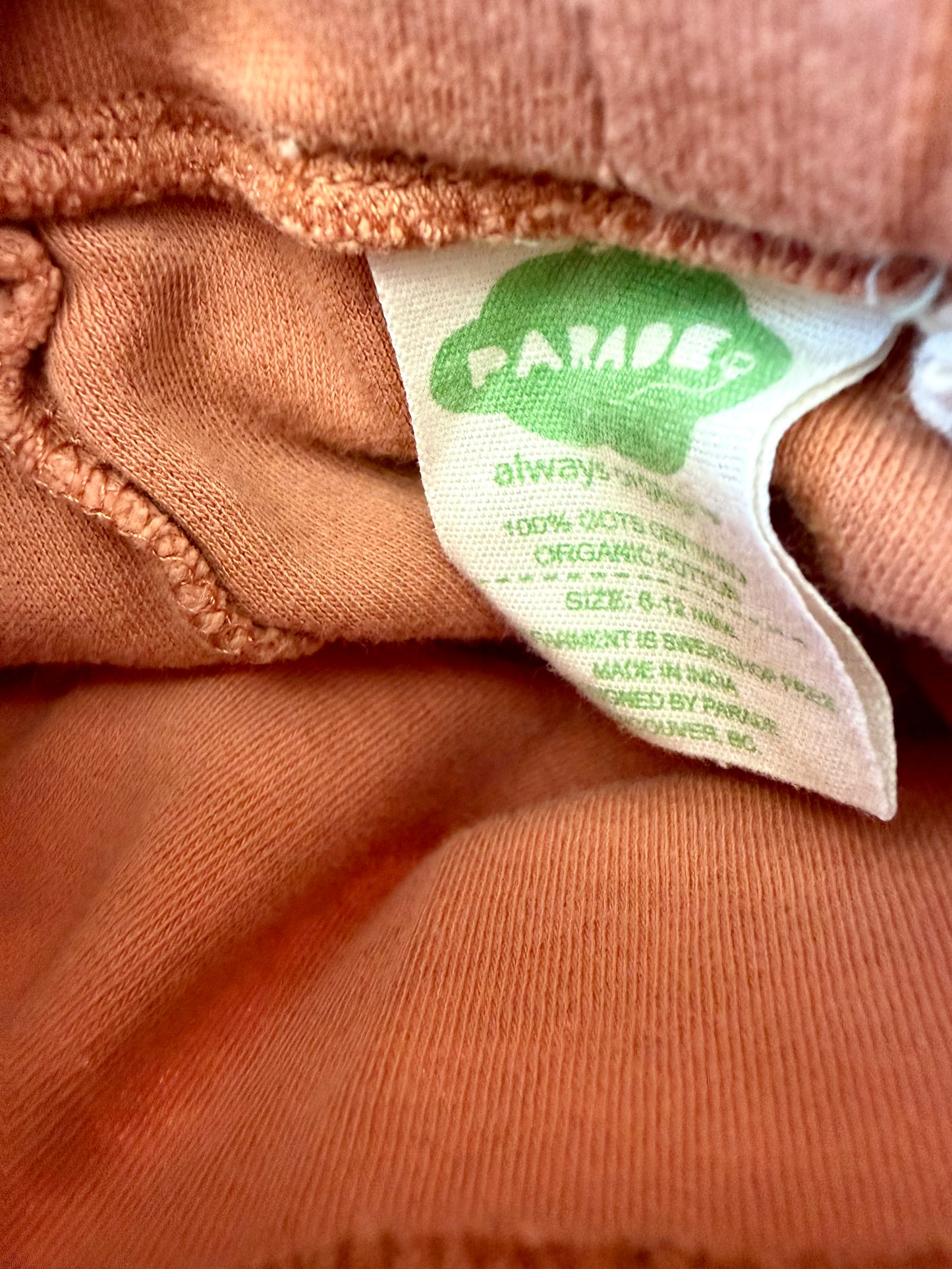 Parade Organic Terracotta Pants / 6-12m
