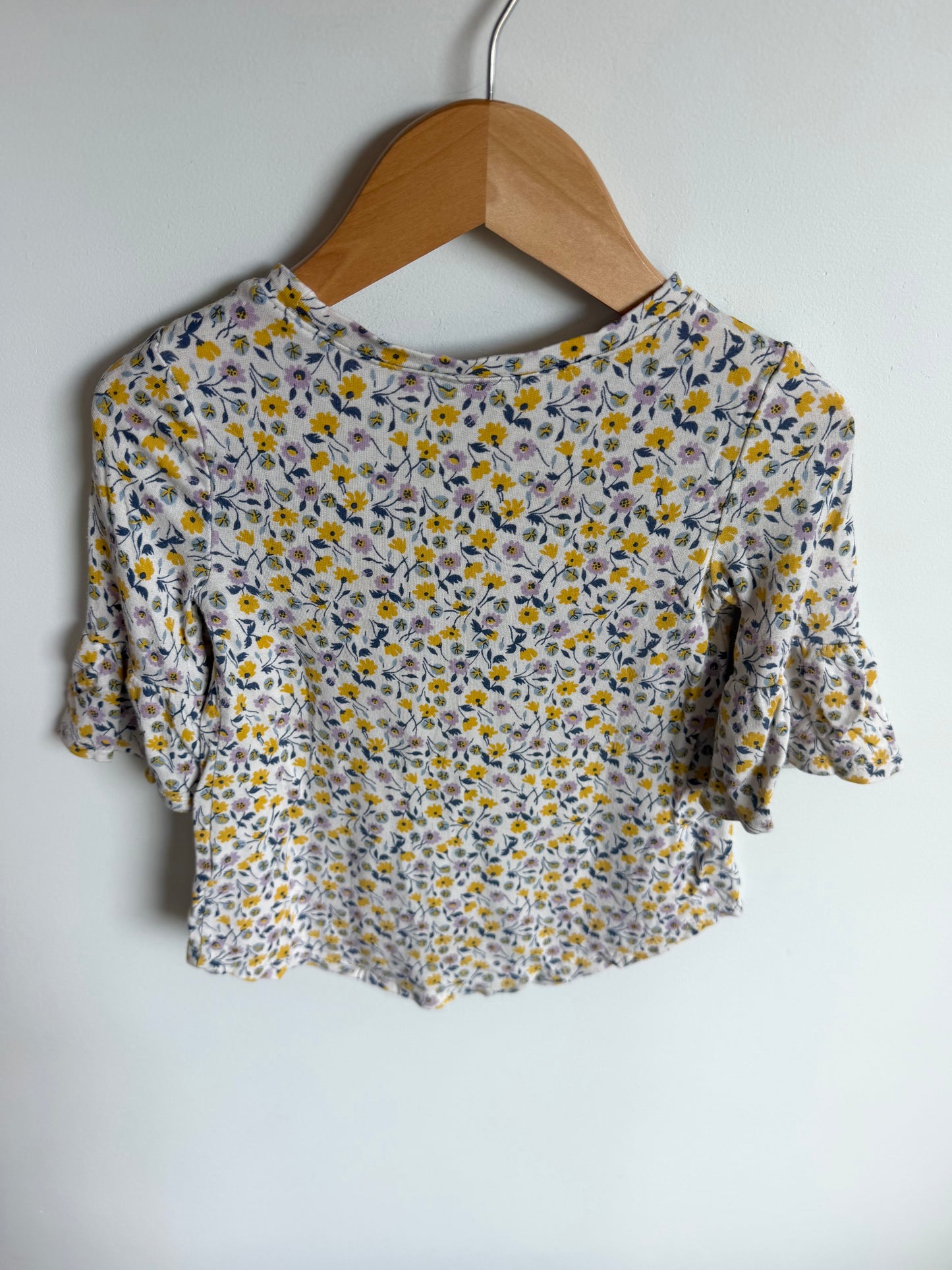 Floral Billowy Sleeve Tunic Top (PLAY) / 2T