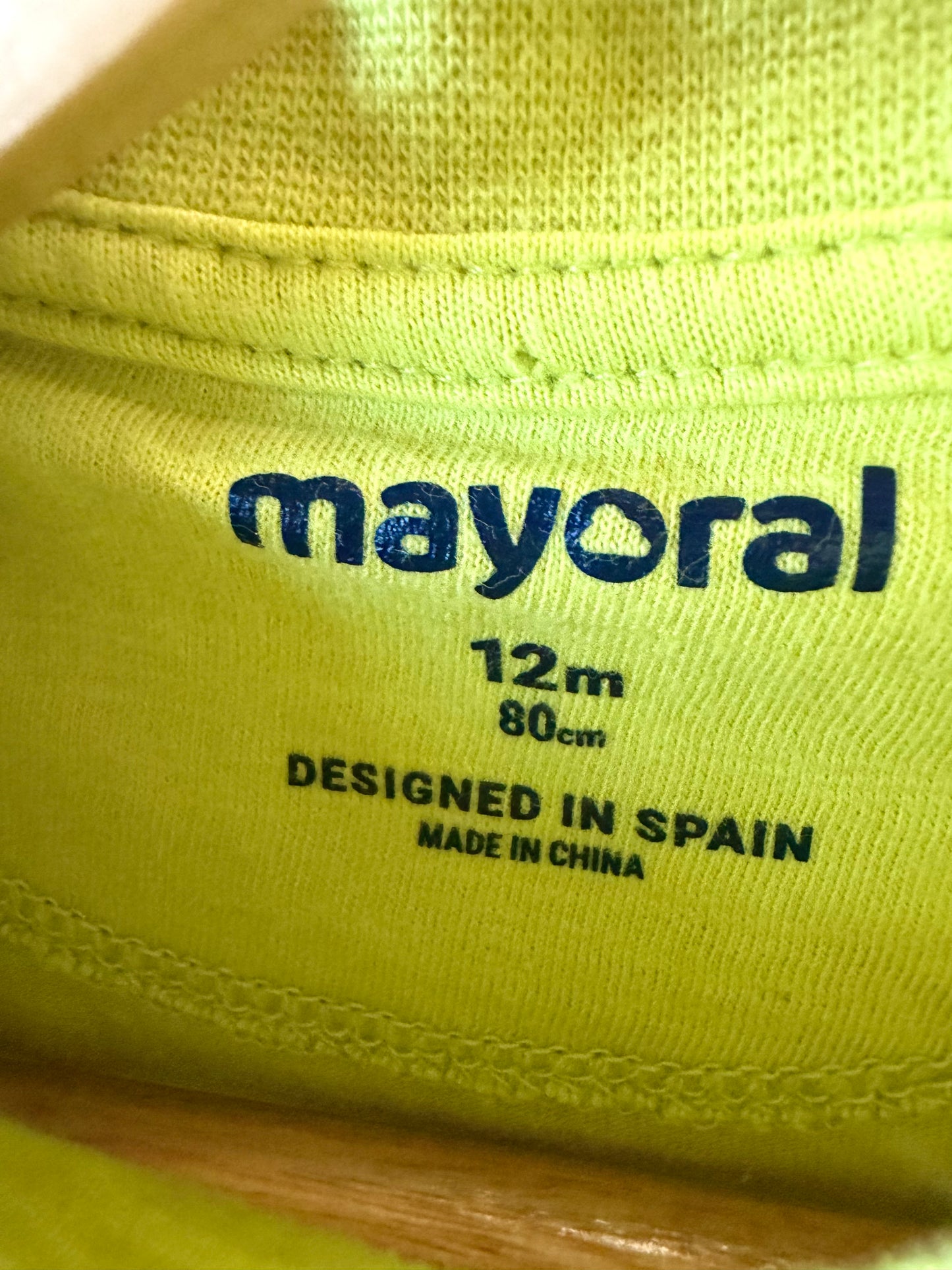 Mayoral Tropical Pocket T-Shirt / 12m