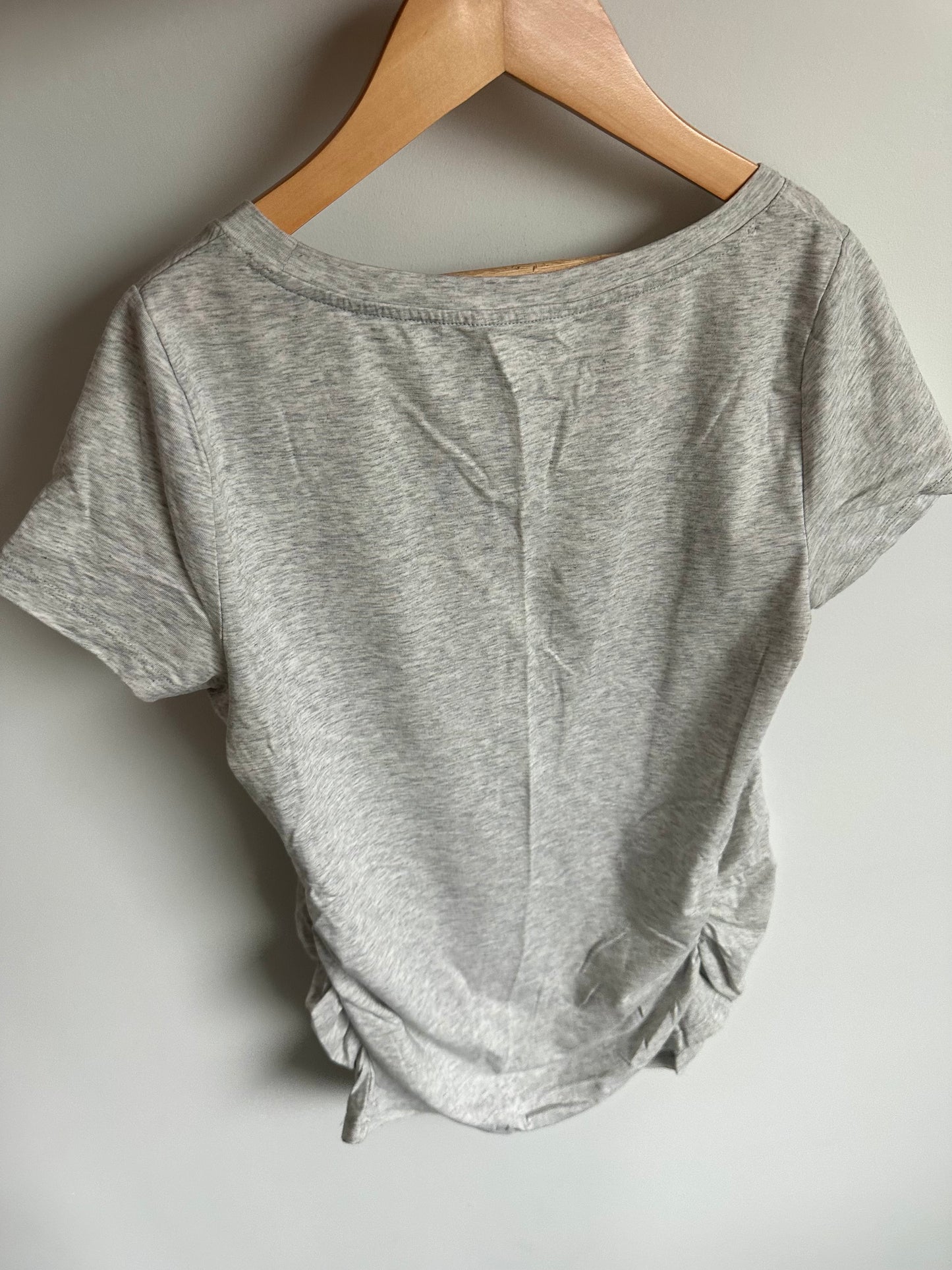 Grey Fitted Maternity Top / Small