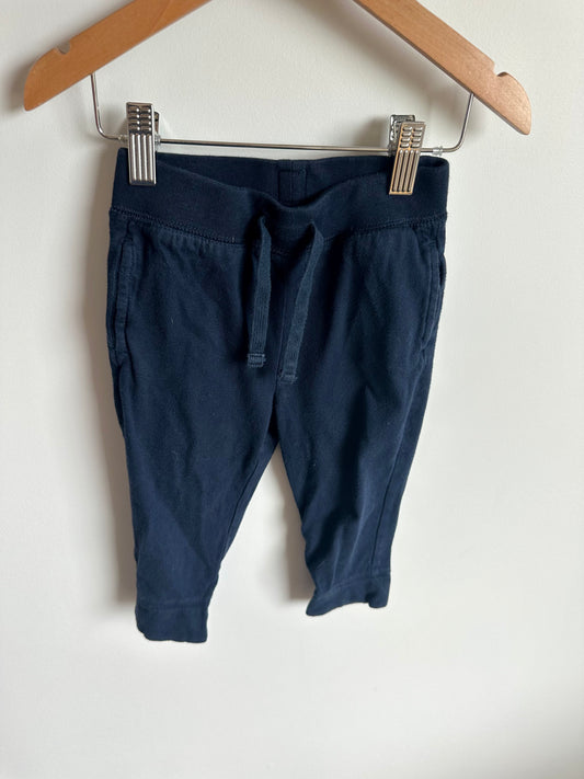Gap Organic Navy Tapered Pants / 18-24m