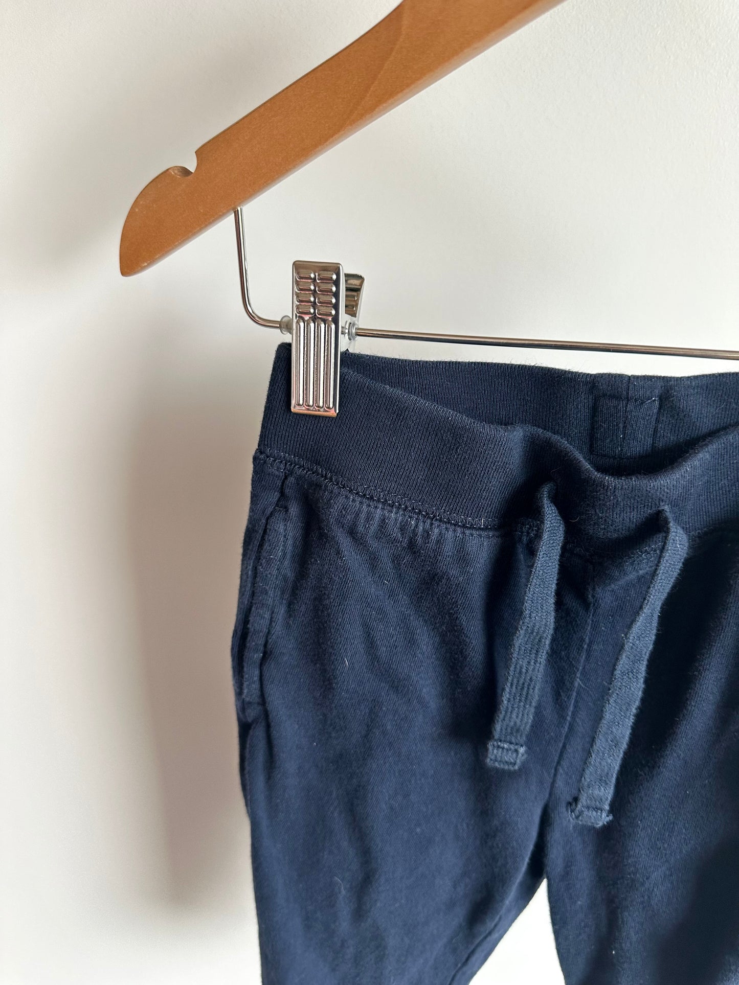 Gap Organic Navy Tapered Pants / 18-24m
