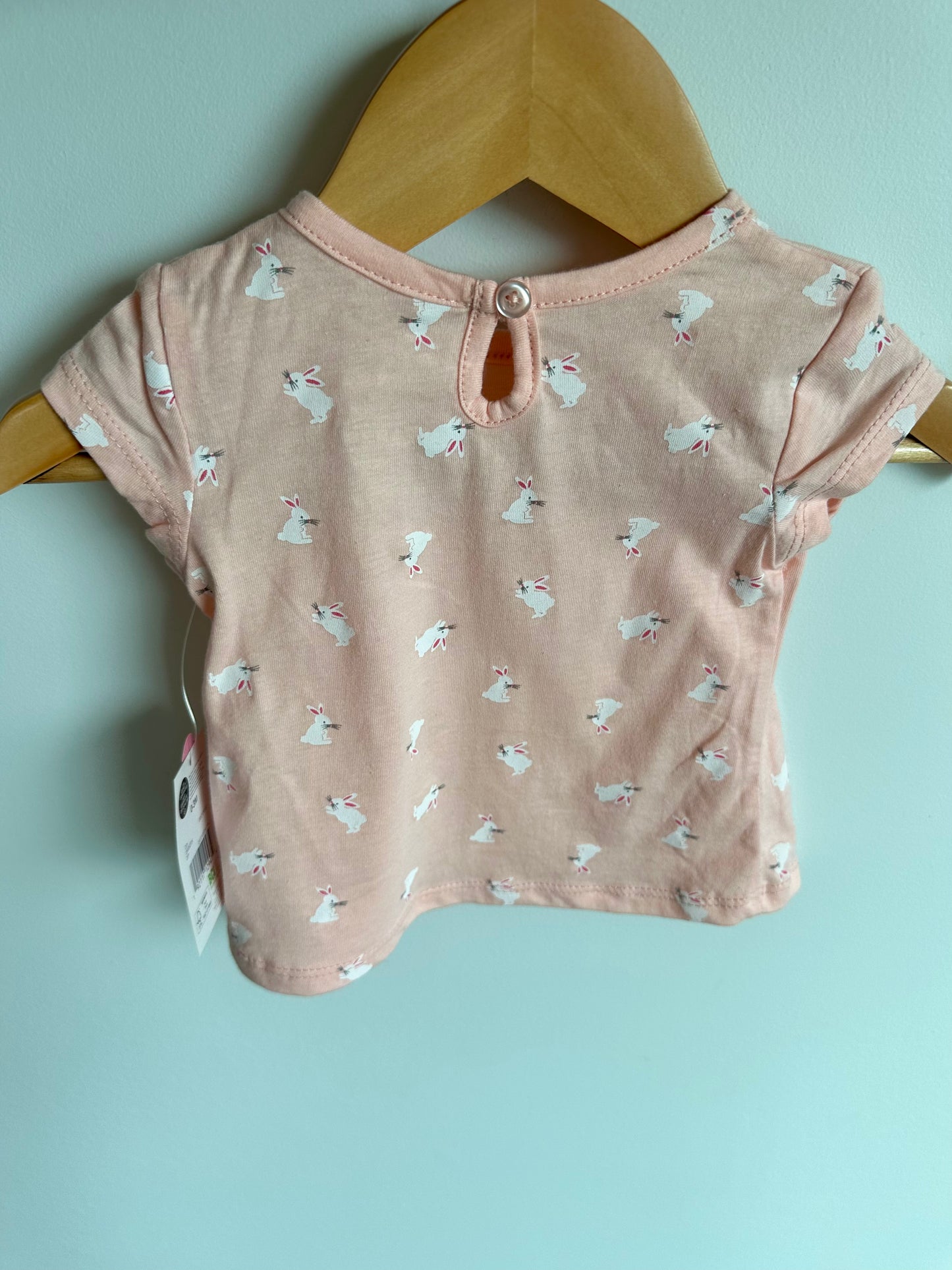 Pink Bunny Top (With Tags) / 0-3m