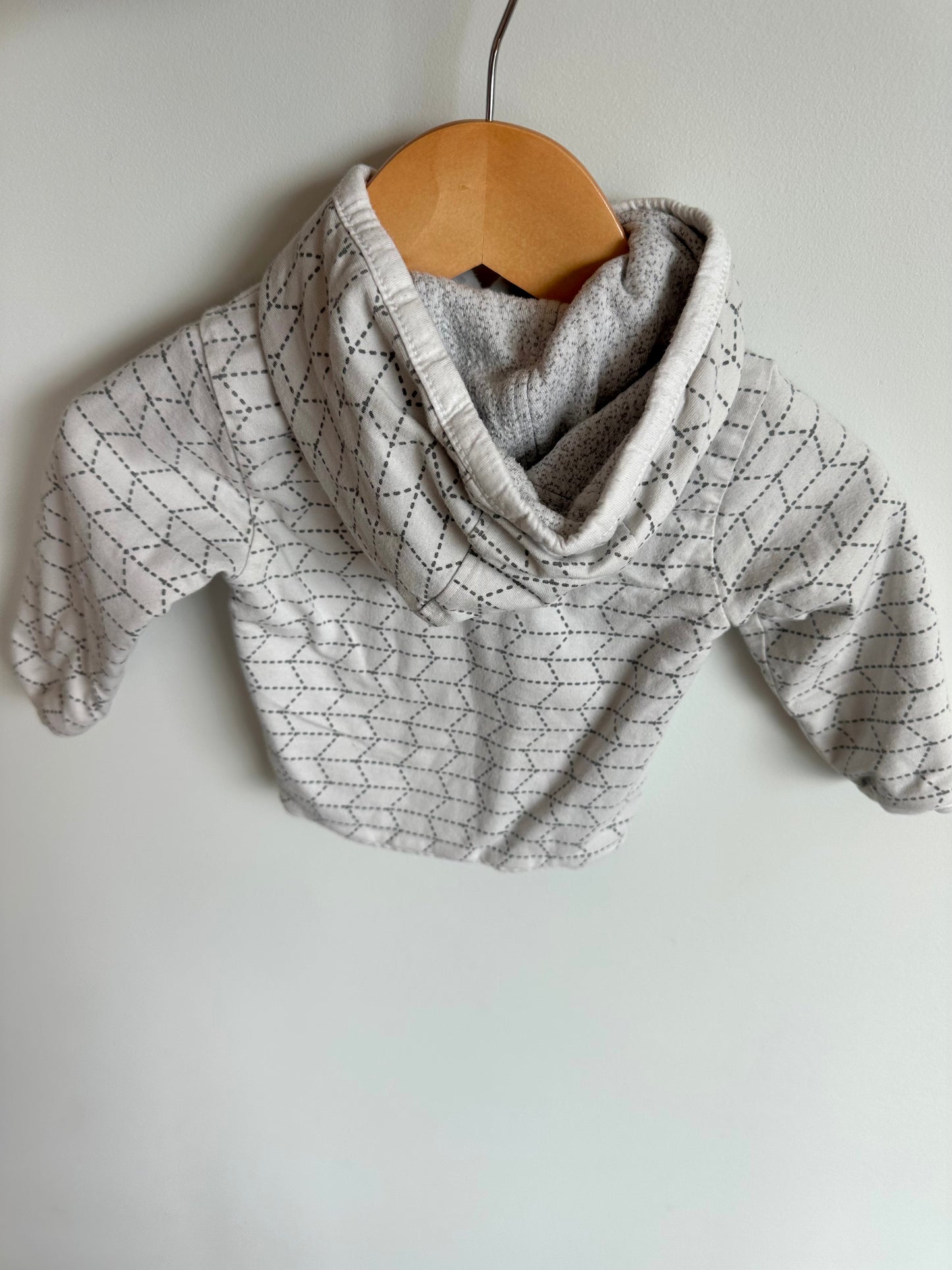 Noppies Grey Reversible Hoodie / 3m