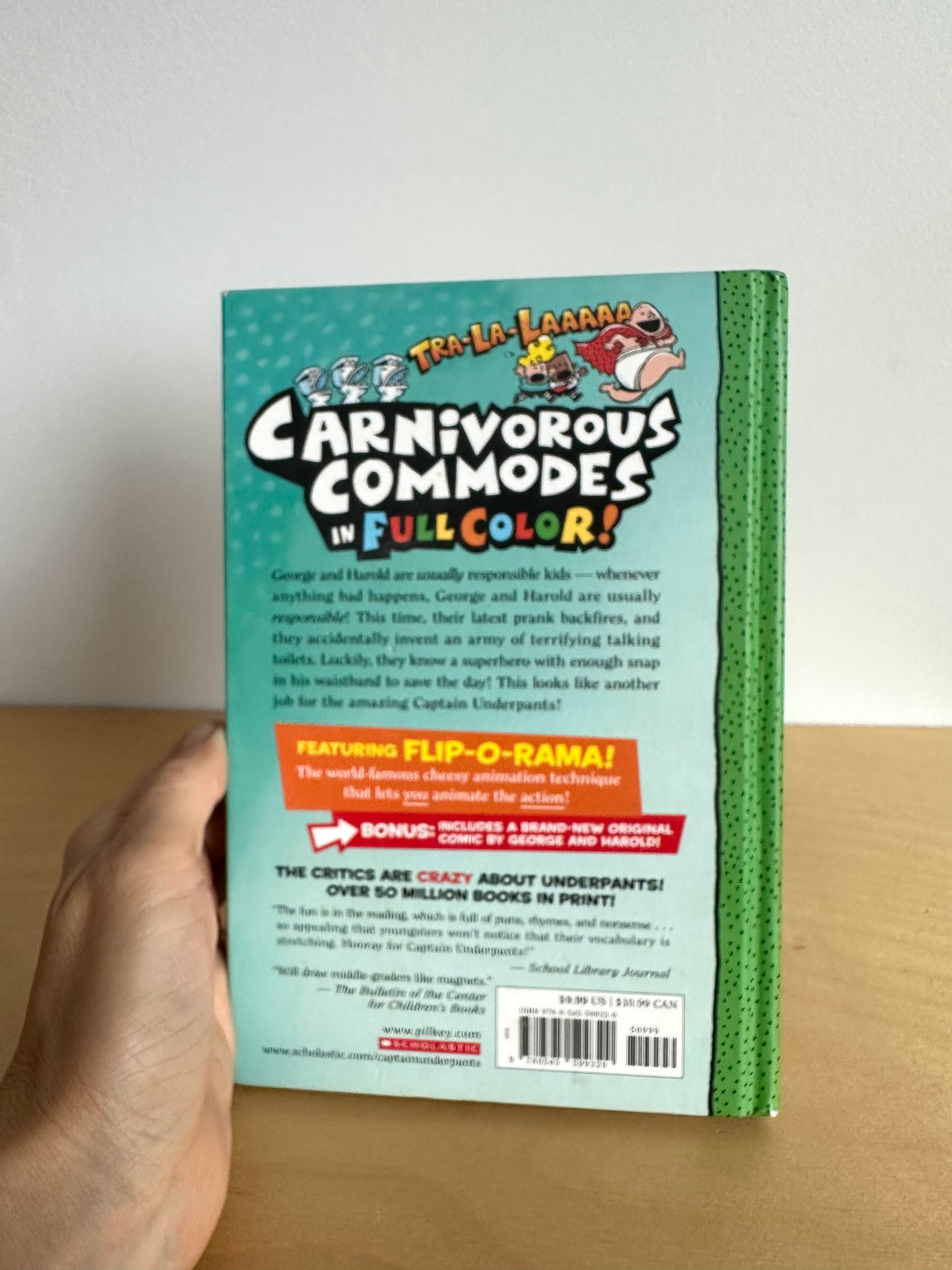 Captain Underpants and the Attack of the Talking Toilets (#2) Book / 7-9 years