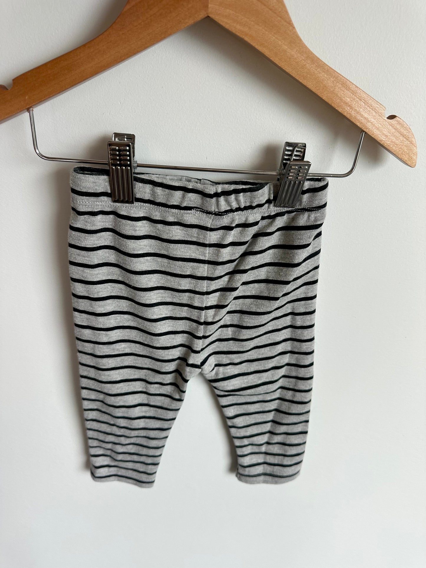 Grey + Black Striped Pants / 9m