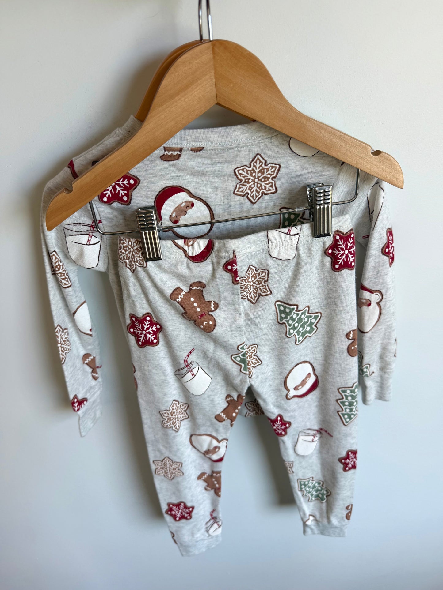 Santa Milk + Cookies PJ Set / 2-3T