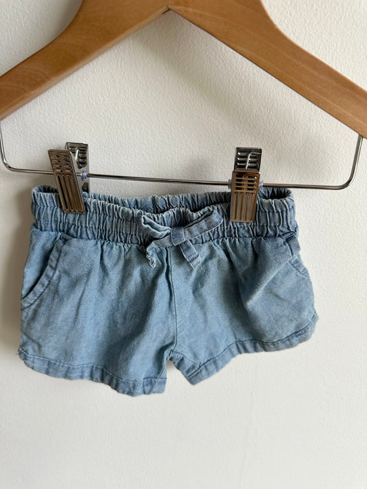 Chambray Pocket Shorts (With Tags) / 3m