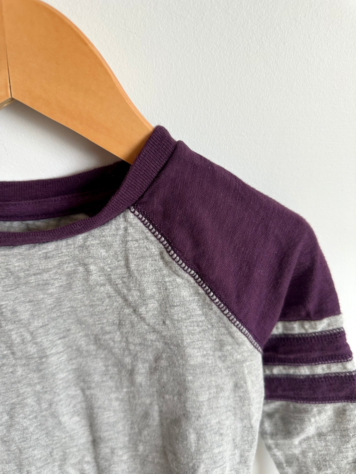Gap Grey + Purple Long Sleeve / 18-24m