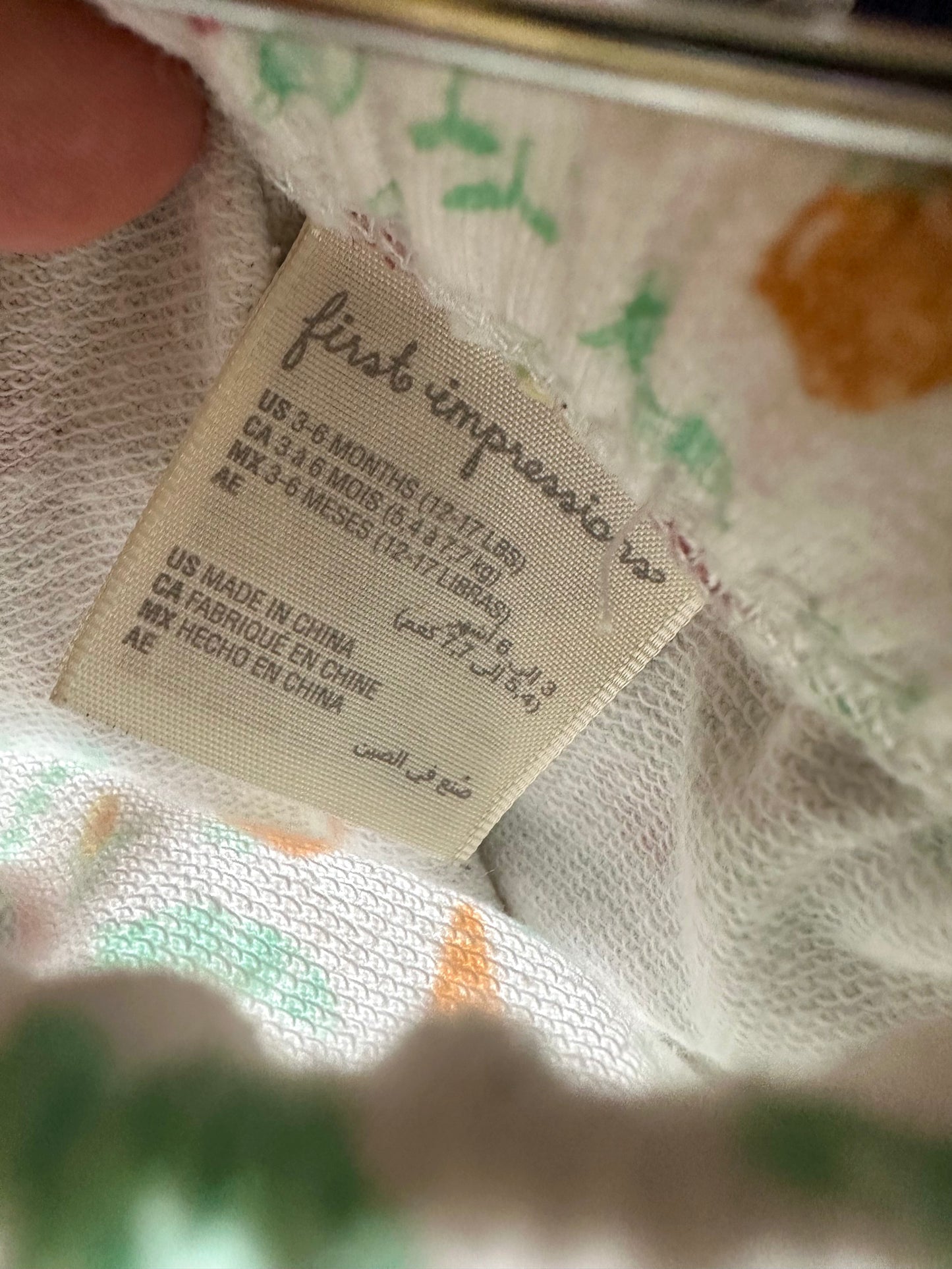 Veggie Shorts / 3-6m