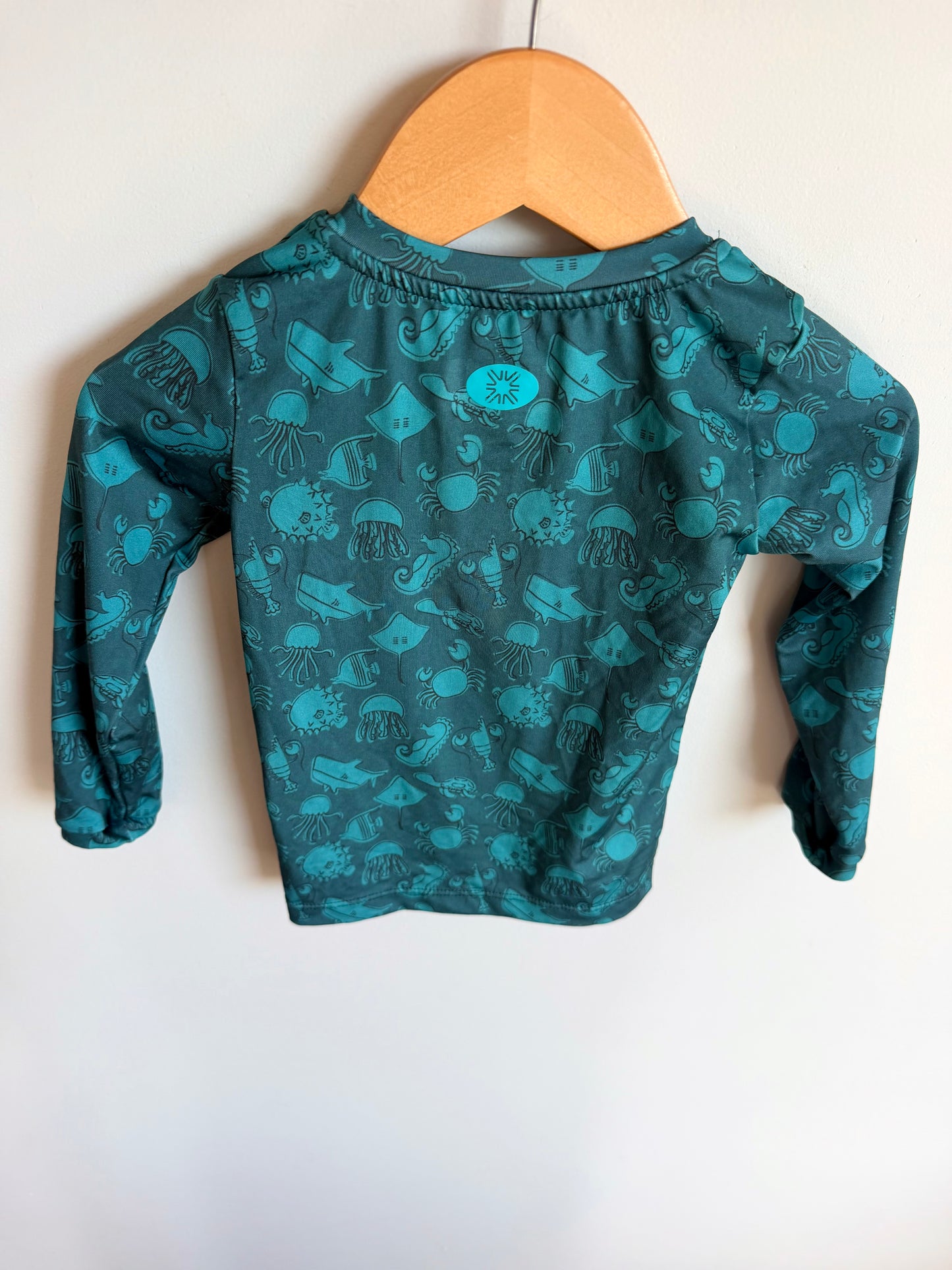 Teal Ocean Swim Top / 12m