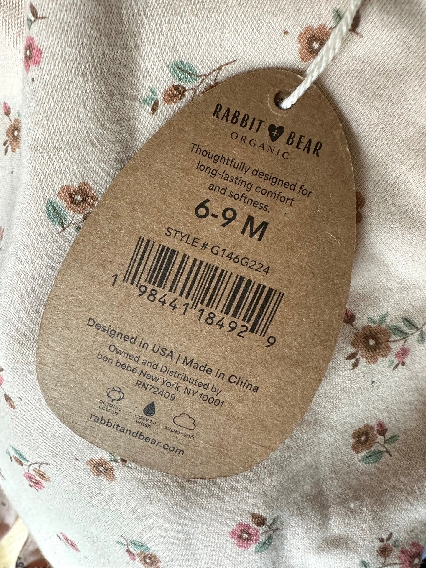 Bow + Floral Bodysuit (With Tags) / 6-9m