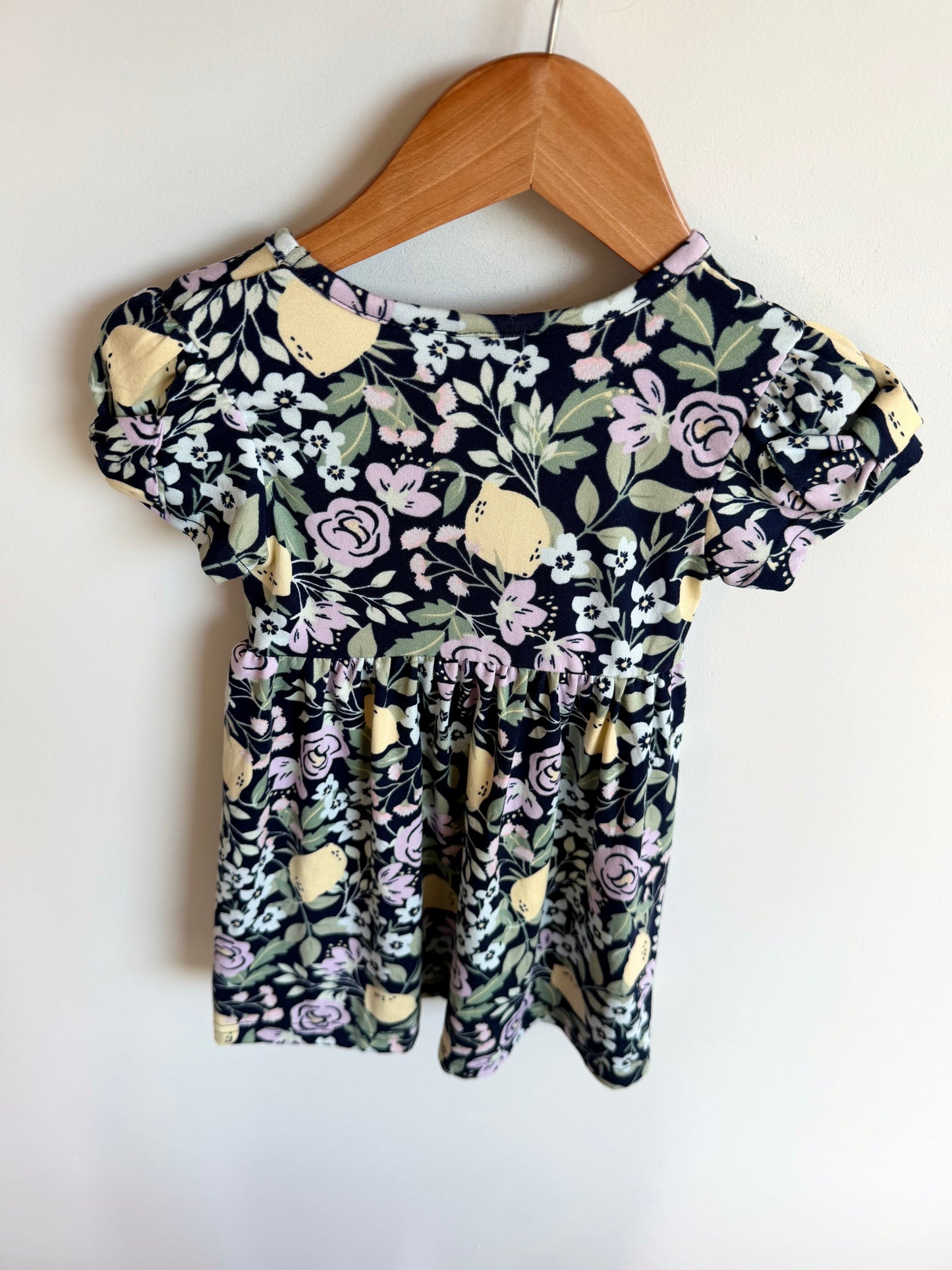 Floral Navy Dress / 12m