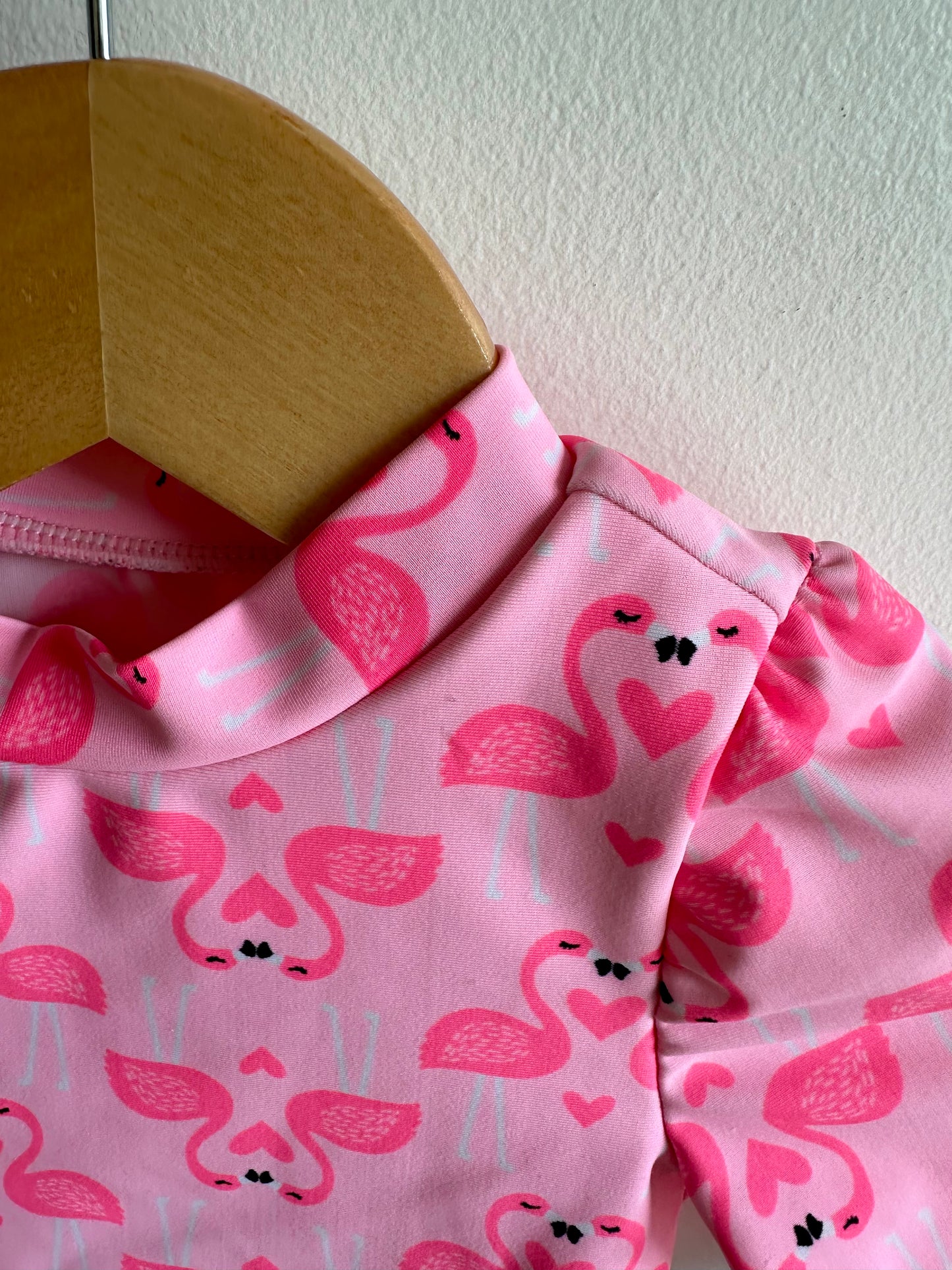 Flamingo Heart Swim Top / 6m