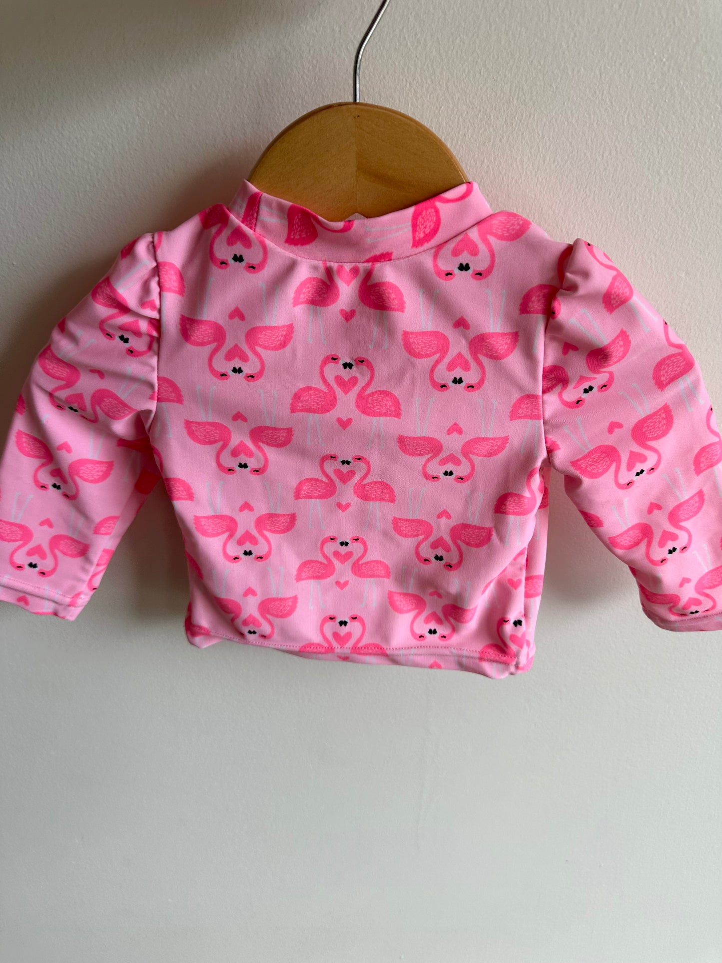 Flamingo Heart Swim Top / 6m