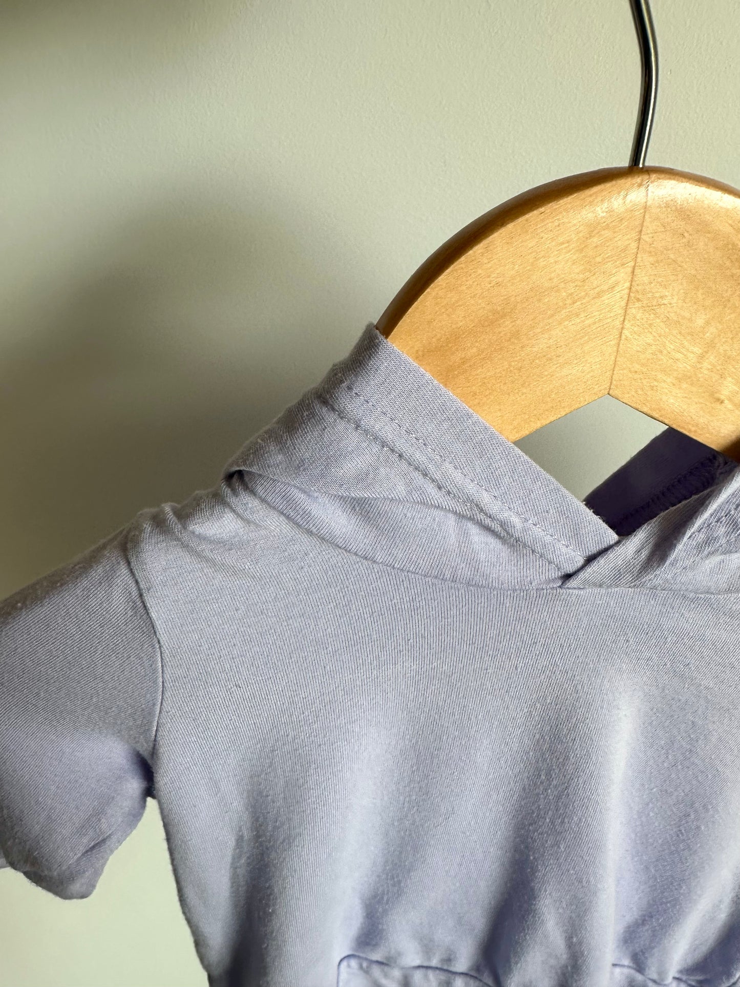 Jax + Lennon Periwinkle Hoodie / 0-3m